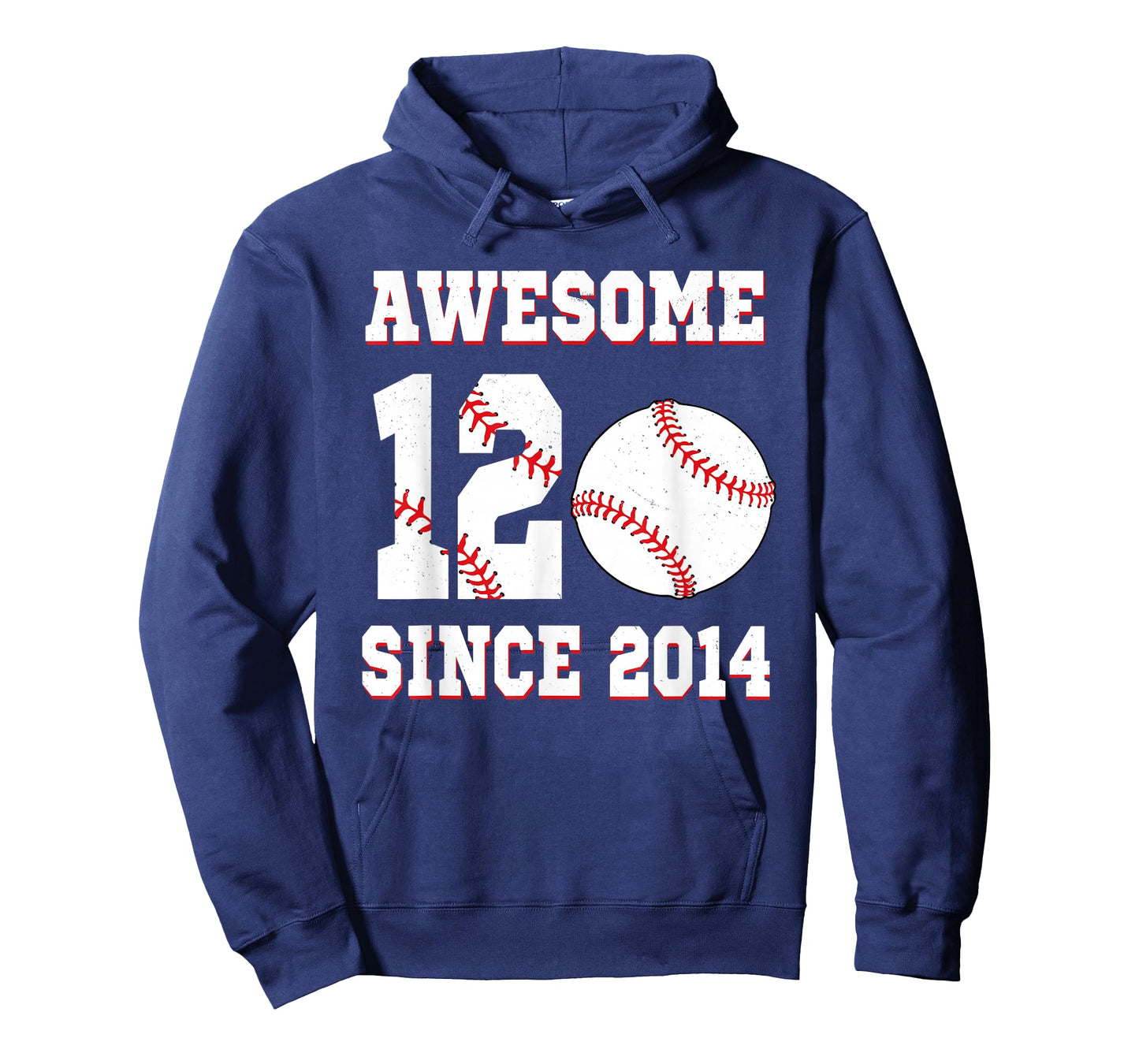 12 Years Old Birthday Baseball Boy Awesome Since 2014 T-Shirt
