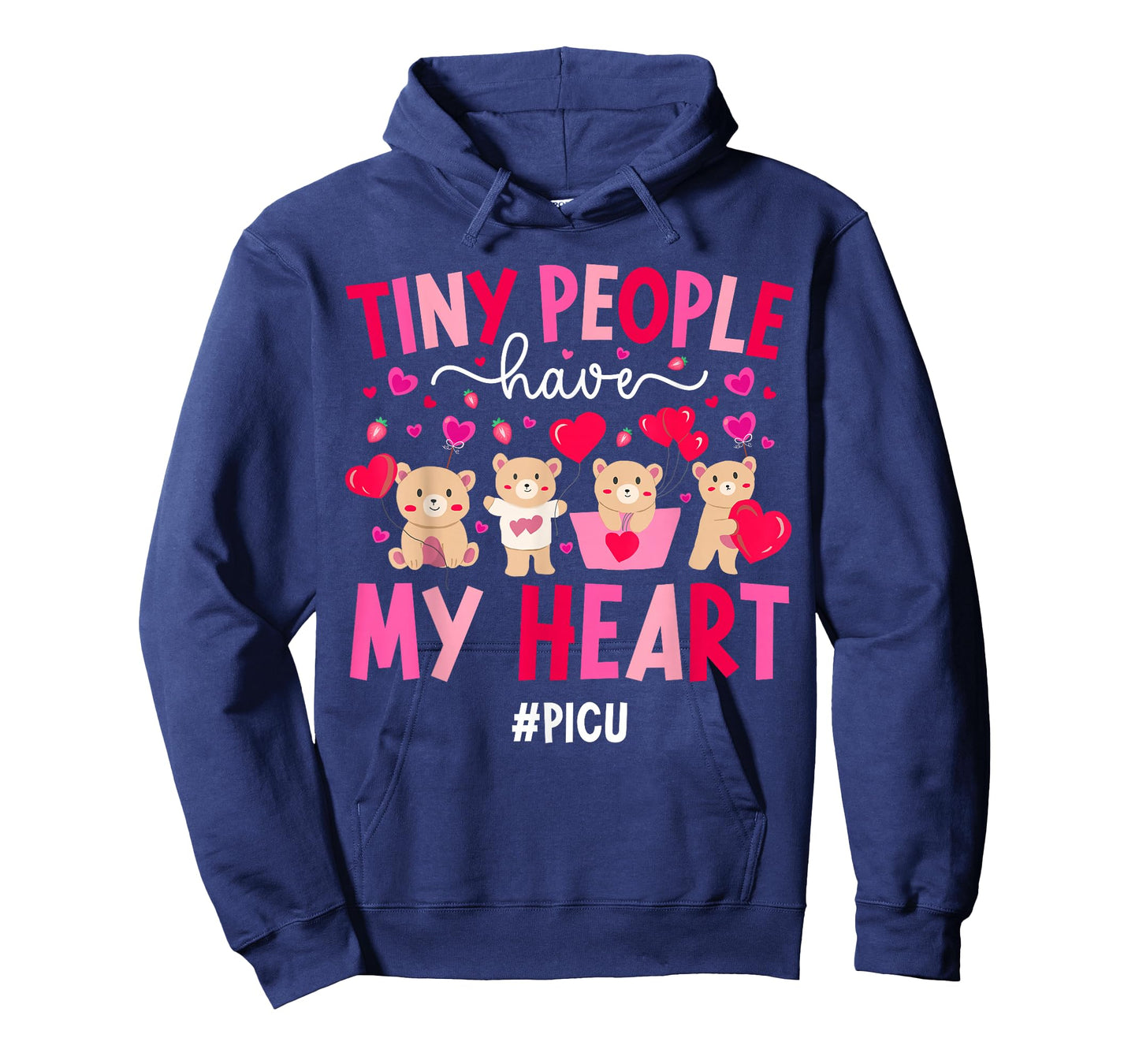 Valentine PICU Nurse Valentines Day Pediatric ICU Nurse T-Shirt
