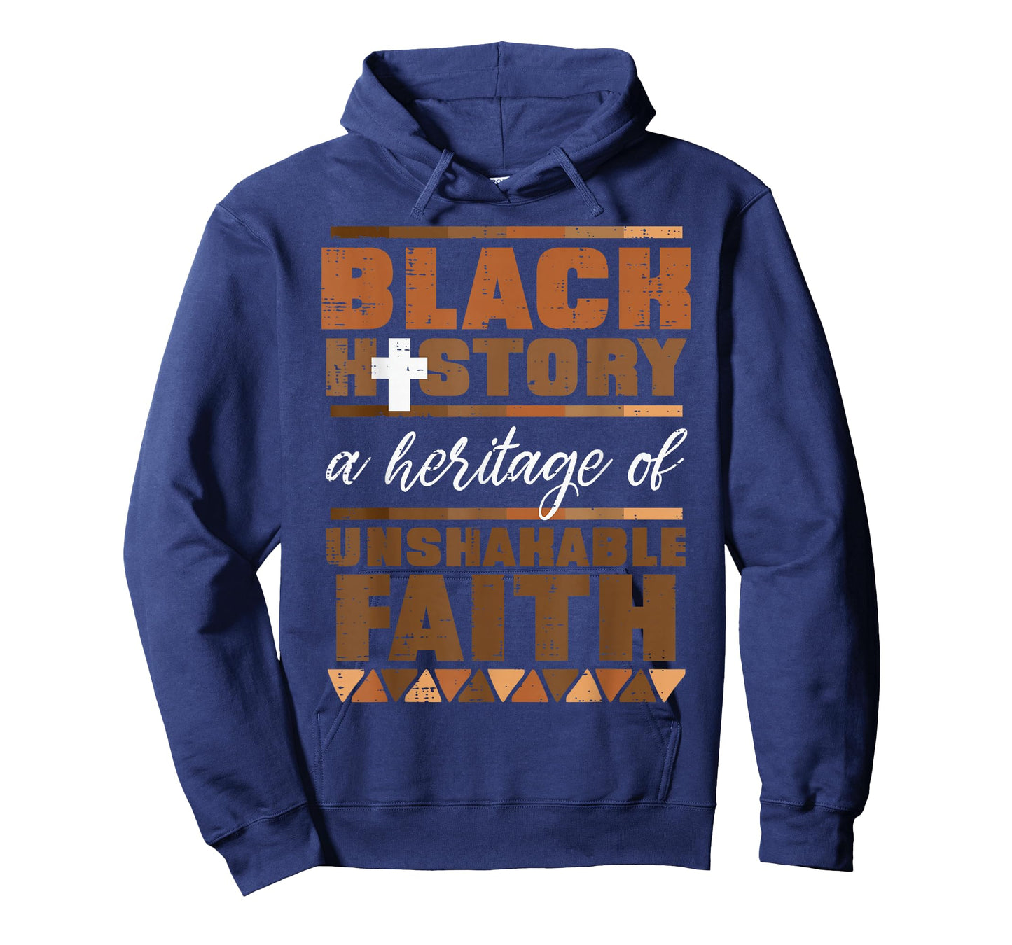 Black History Heritage of Unshakeable Faith Men Women Kids T-Shirt