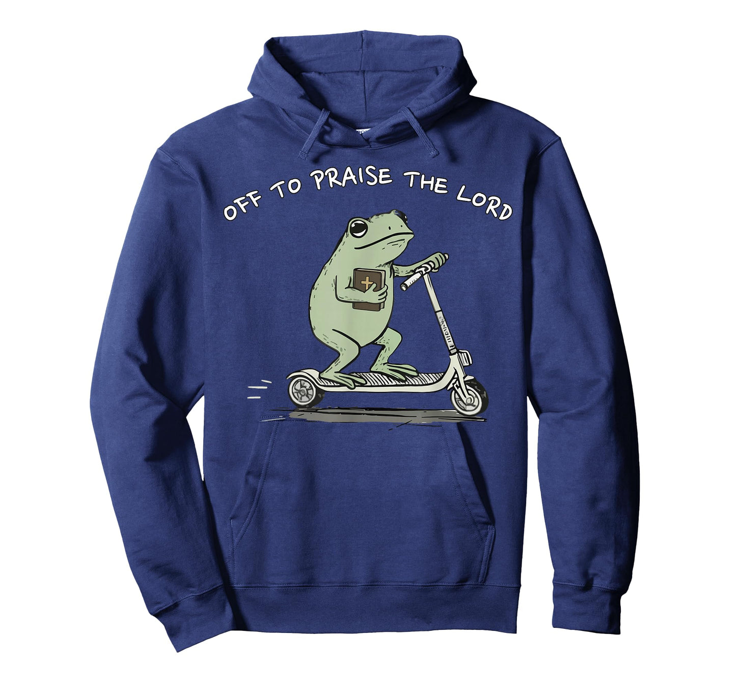 Off to Praise The Lord Funny Christian Meme Frog Humor T-Shirt