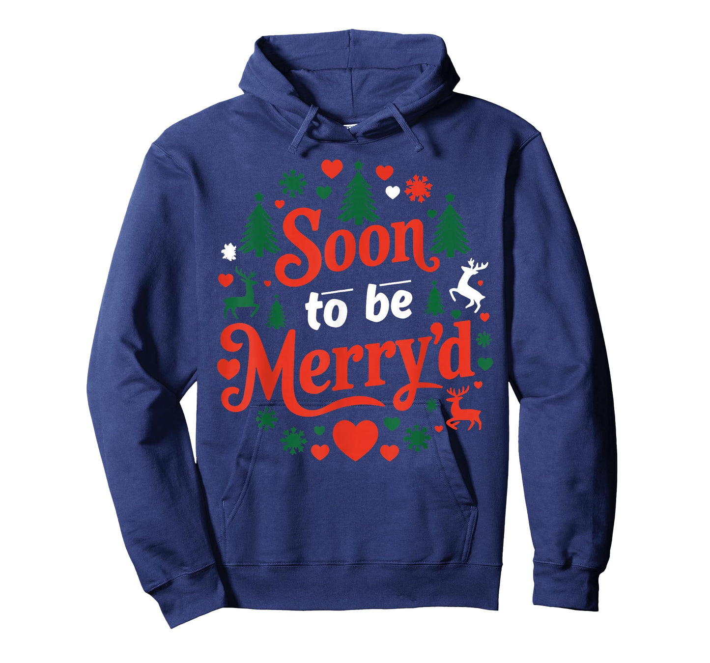 Soon to Be Merry'd Christmas Engaged Matching Couple T-Shirt