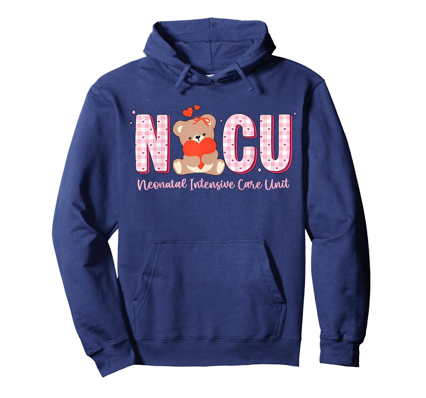 NICU Nurse Valentine Cute Bear Neonatal Intensive Care Unit T-Shirt