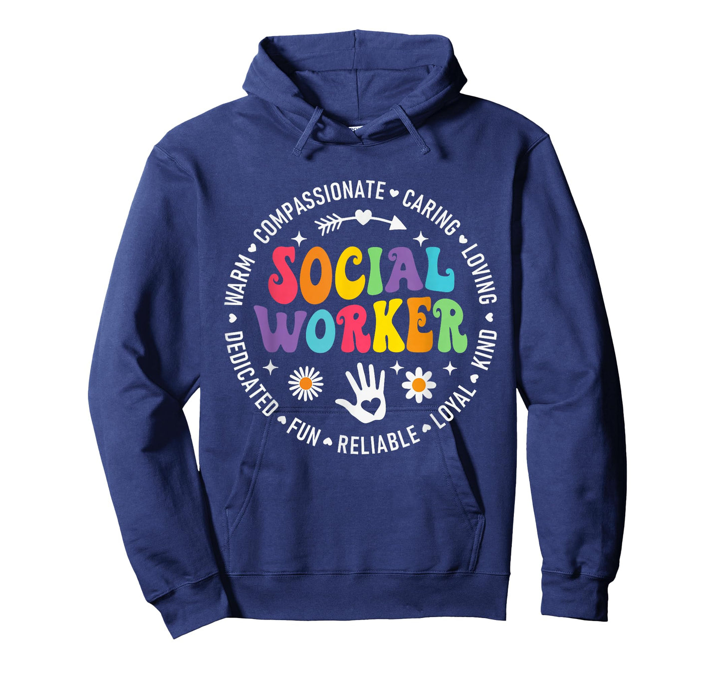 Retro Social Work Month Appreciation Day Support Squad T-Shirt