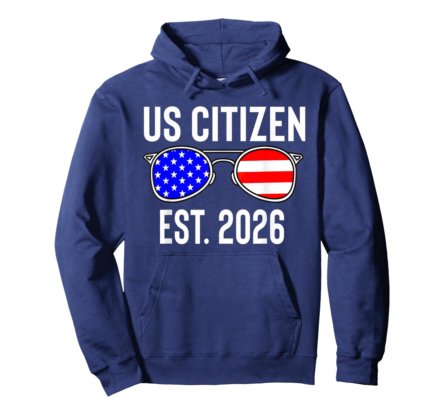 New US Citizen Est 2026 American Immigrant Citizenship Flag T-Shirt