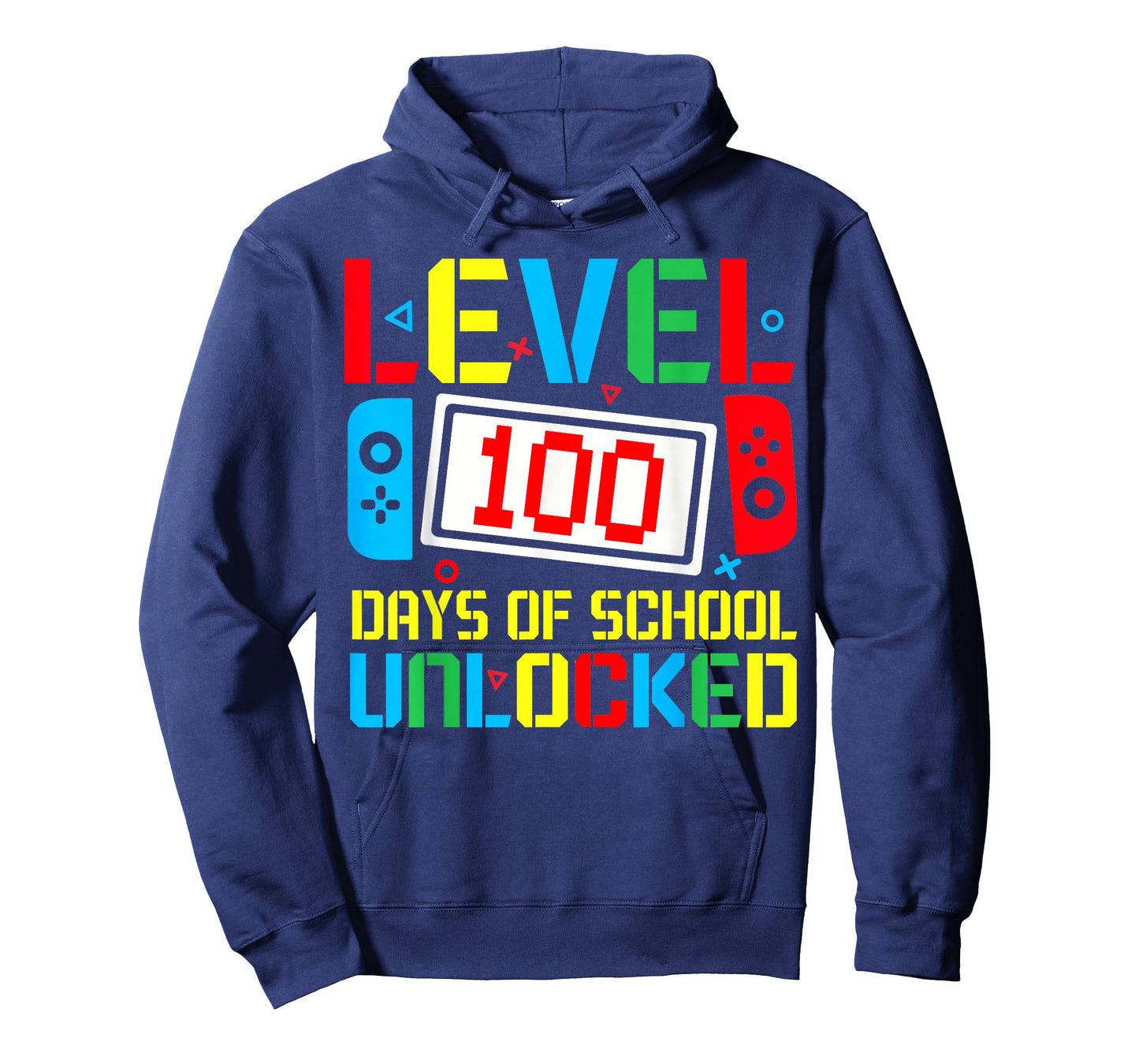 Level 100 Days of School Unlocked Video Game Boys Girls Kids T-Shirt