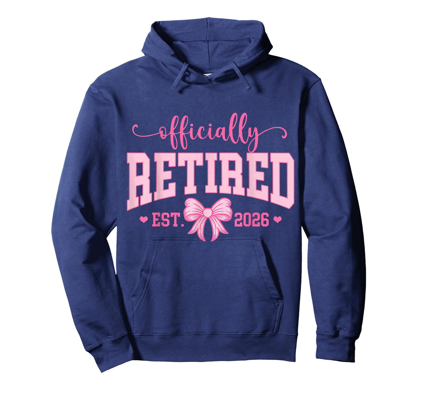 Pink Bow Officially Retired 2026 Retirement Men Women Retire T-Shirt