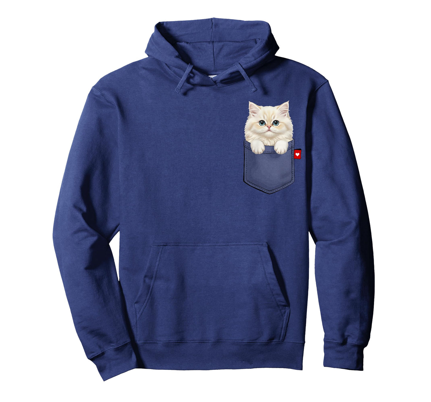 Persian Cat in Pocket Peeking Cute Kitten Cat T-Shirt