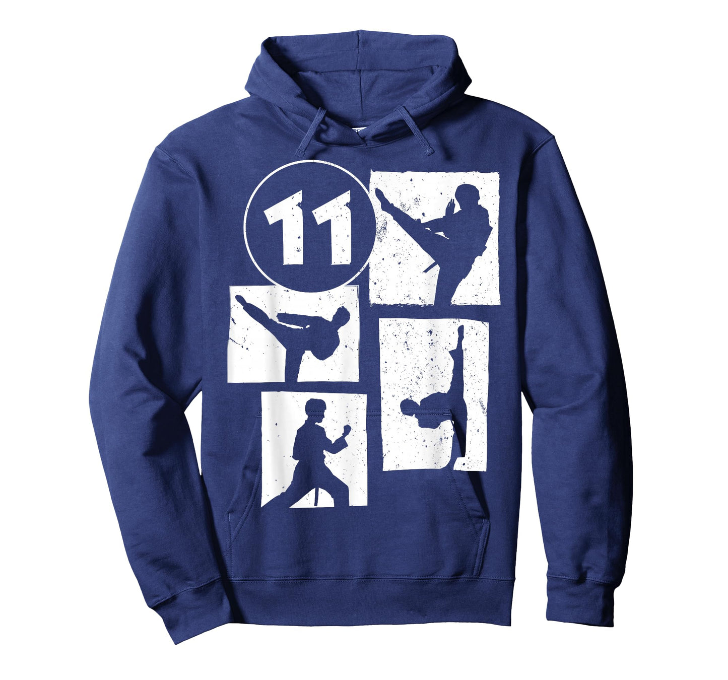 11th Birthday Karate Taekwondo 11 Years Old Boy Martial Arts T-Shirt