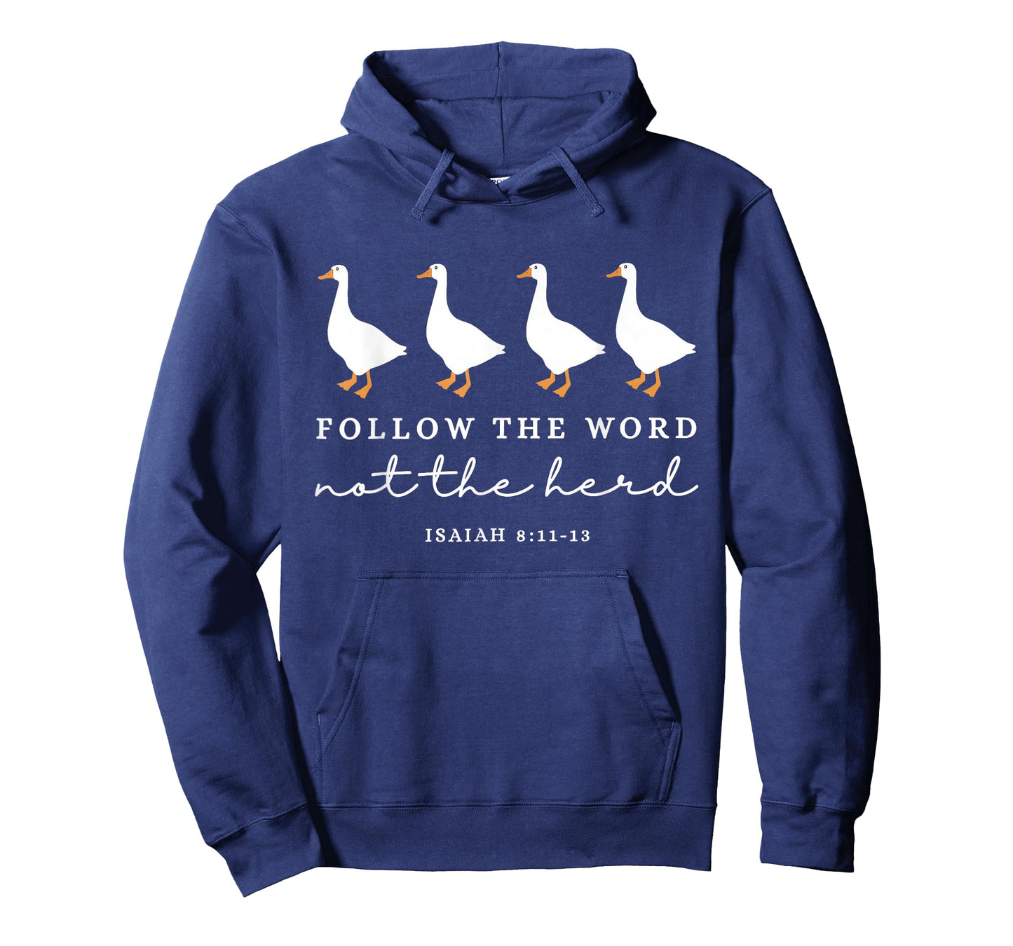Follow The Word Not The Herd Christian Goose Bible Verse T-Shirt