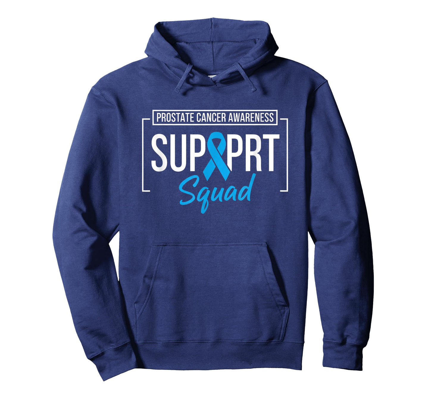Prostate Cancer Awareness Support Squad Light Blue Ribbon T-Shirt