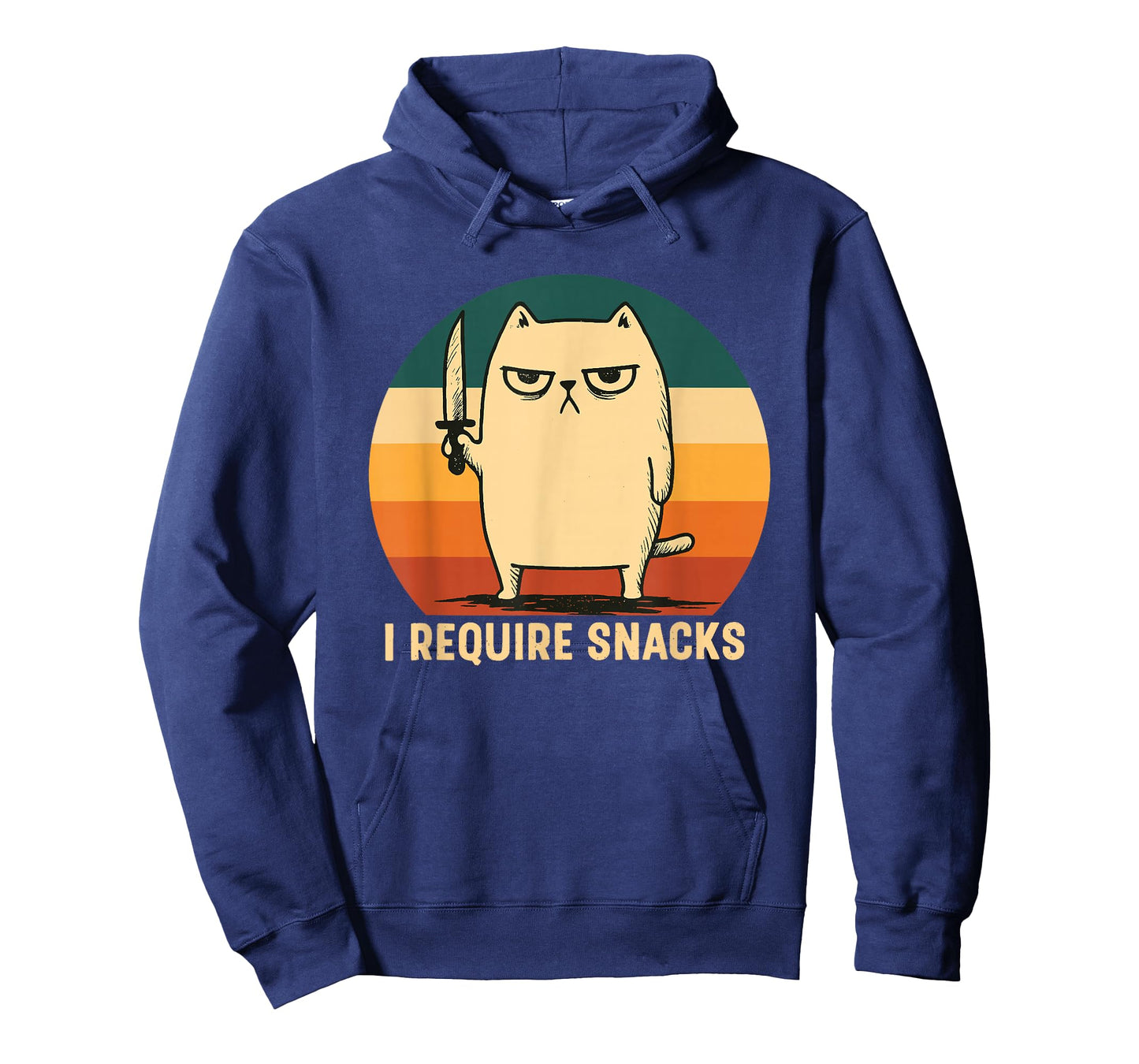 I Require Snacks Design Men Women Kids Funny Cat Meme T-Shirt