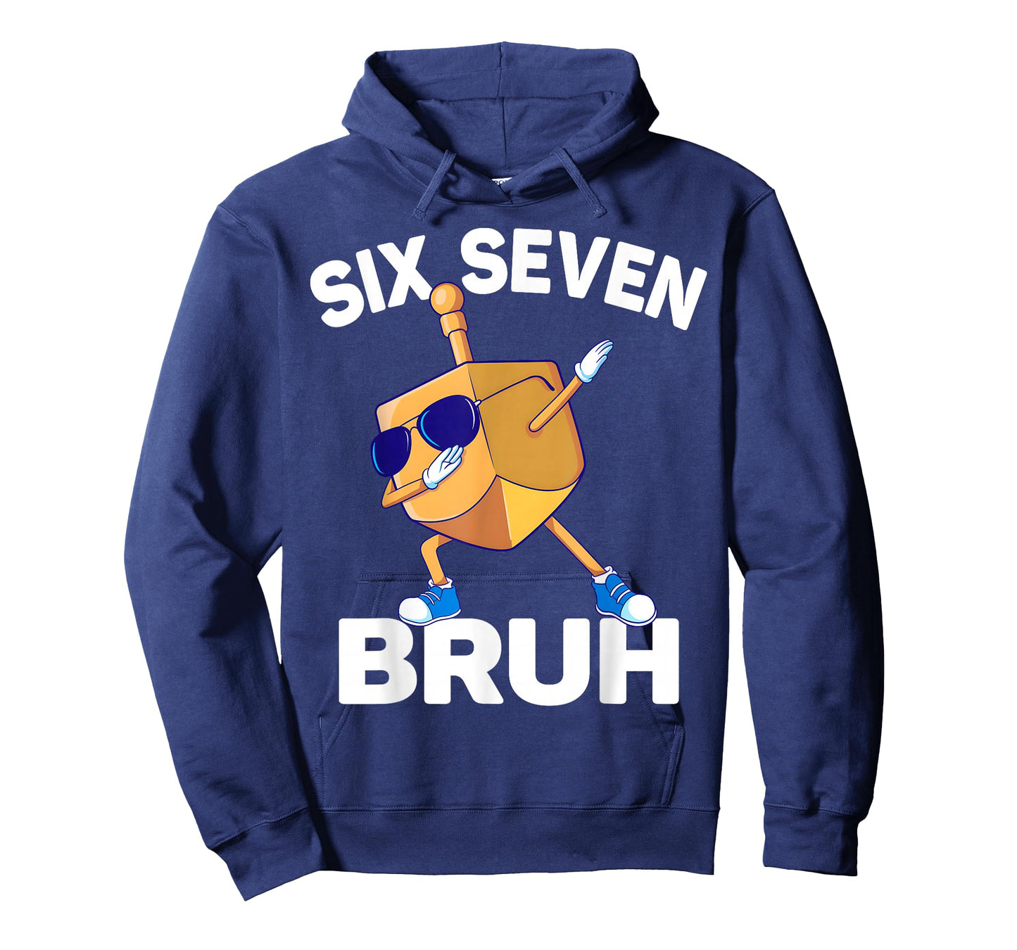Six Seven Bruh Dabbing Dreidel Hanukkah Chanukah 67 Meme T-Shirt