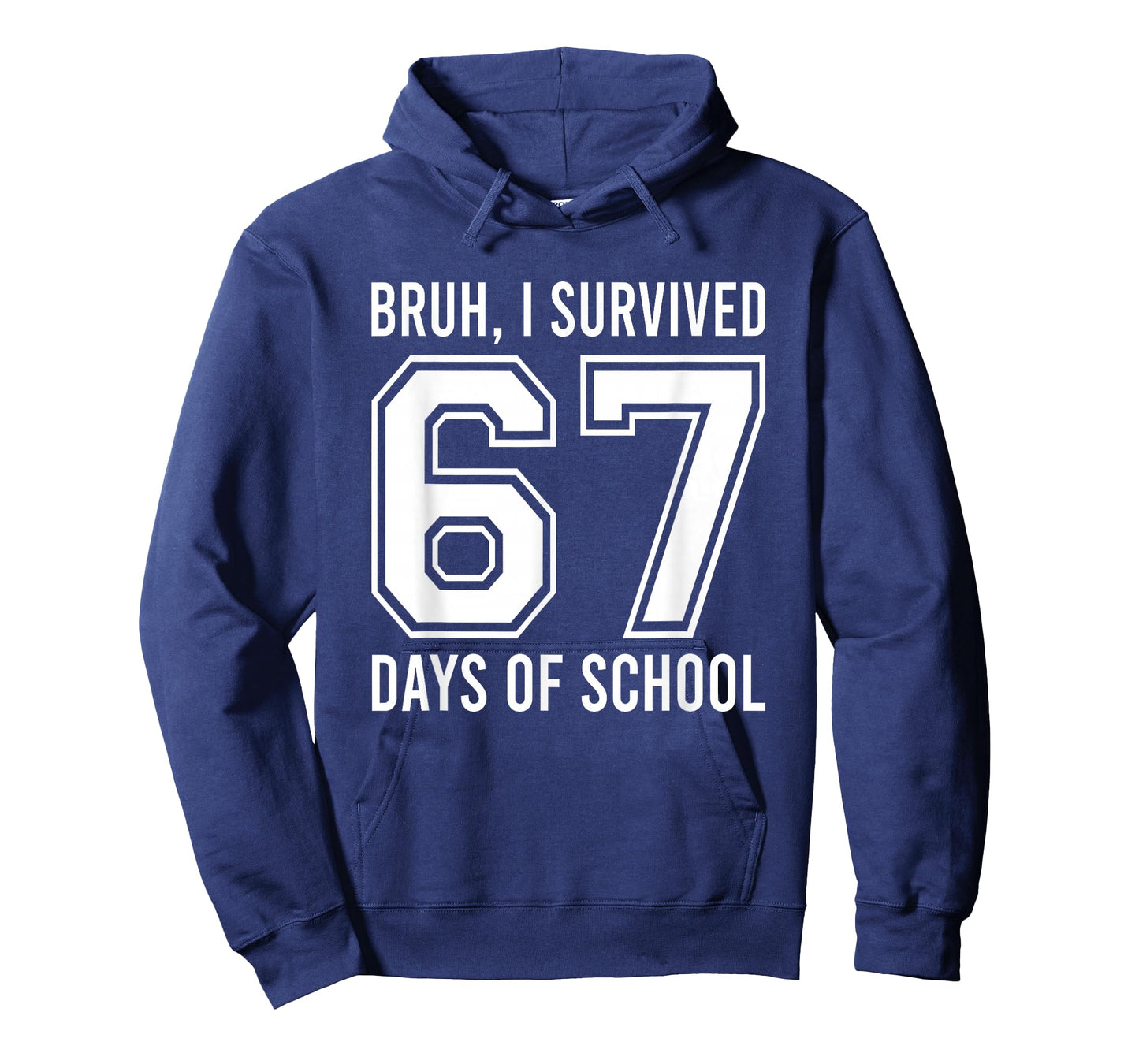 Bruh I Survived 67 Days of School Six Seven Kids Teacher T-Shirt