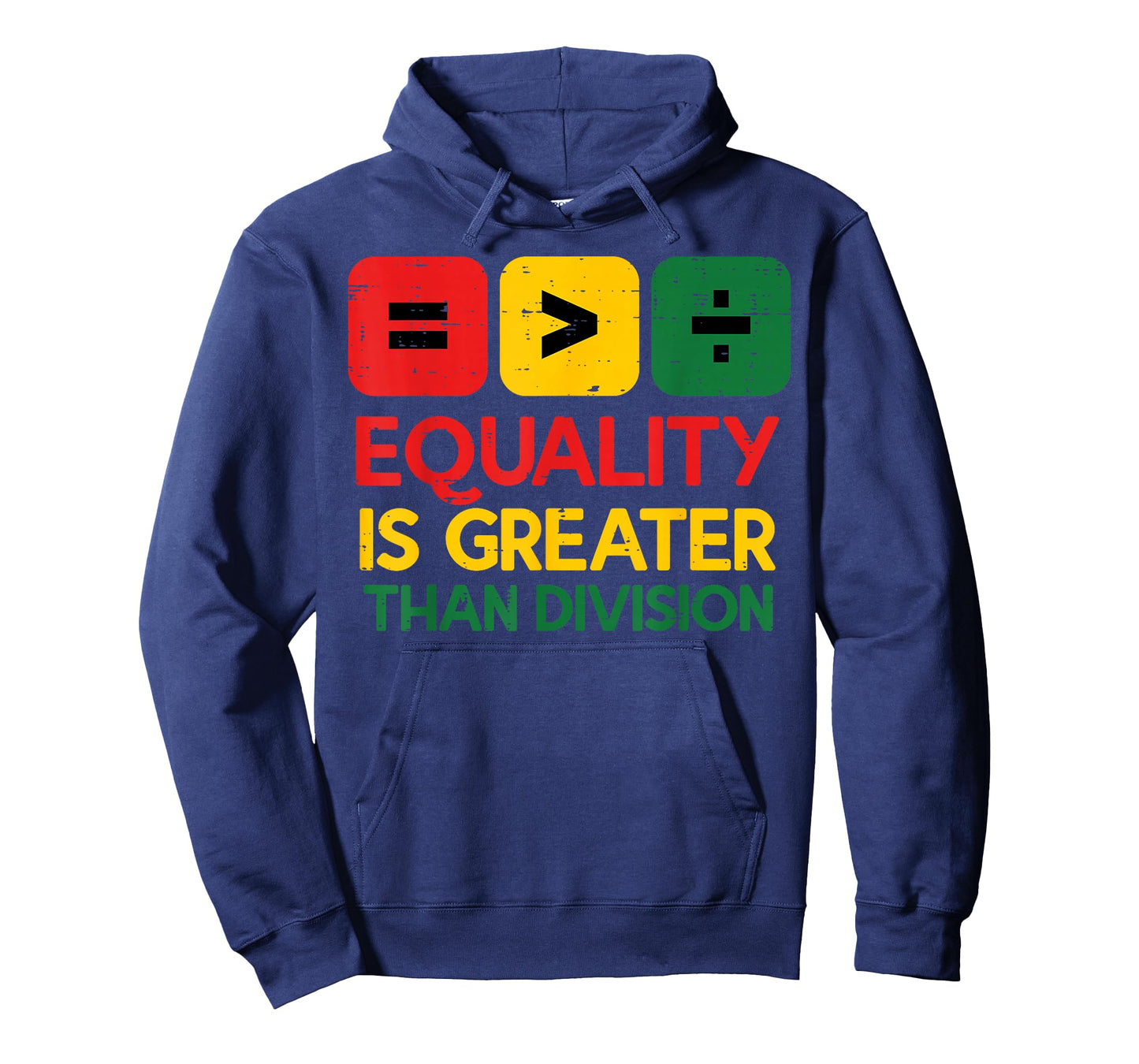 Black History Equality Greater Than Division Women Men Kids T-Shirt