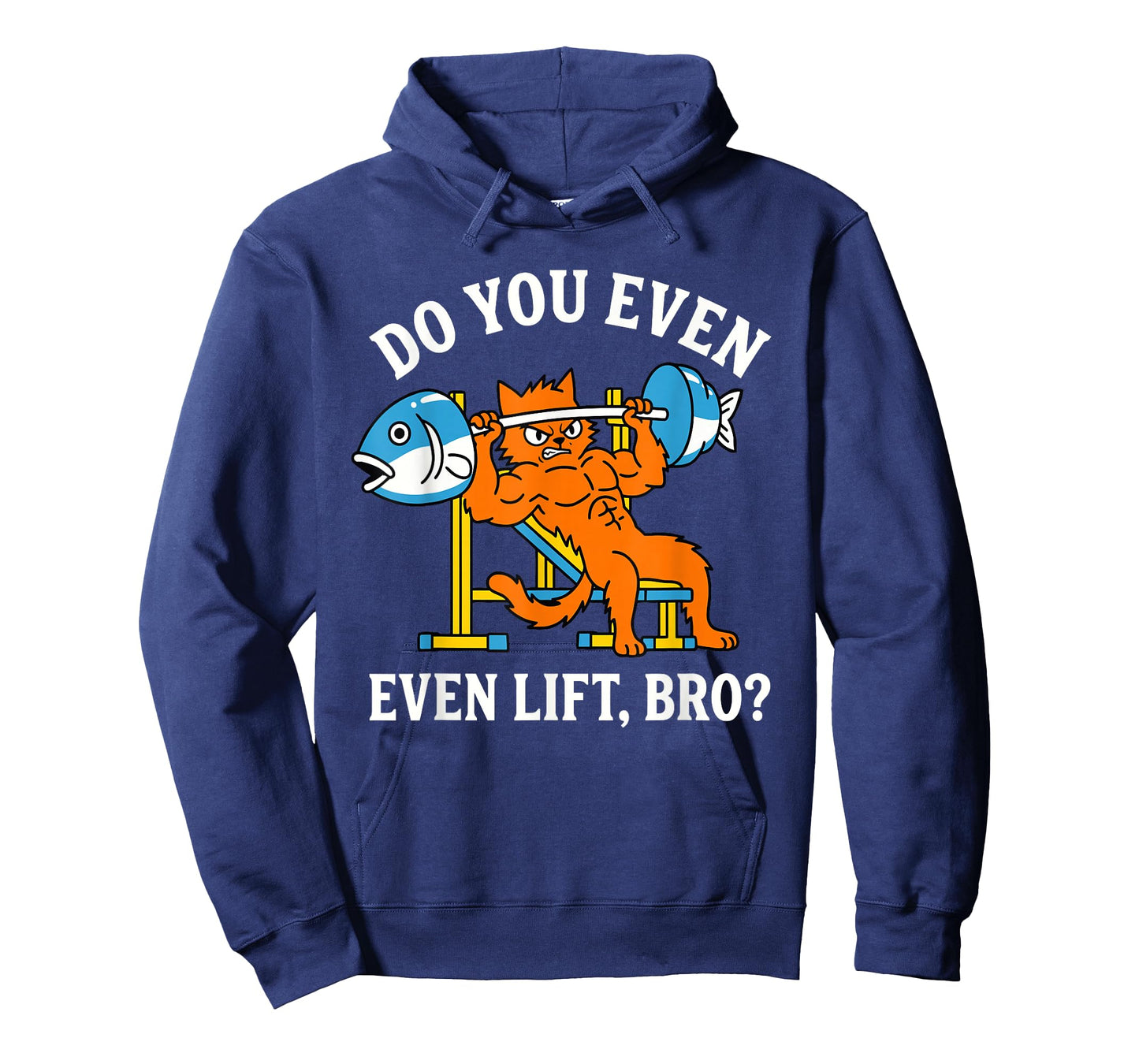 Funny Cat Gym Workout Humor Do You Even Lift Bro T-Shirt
