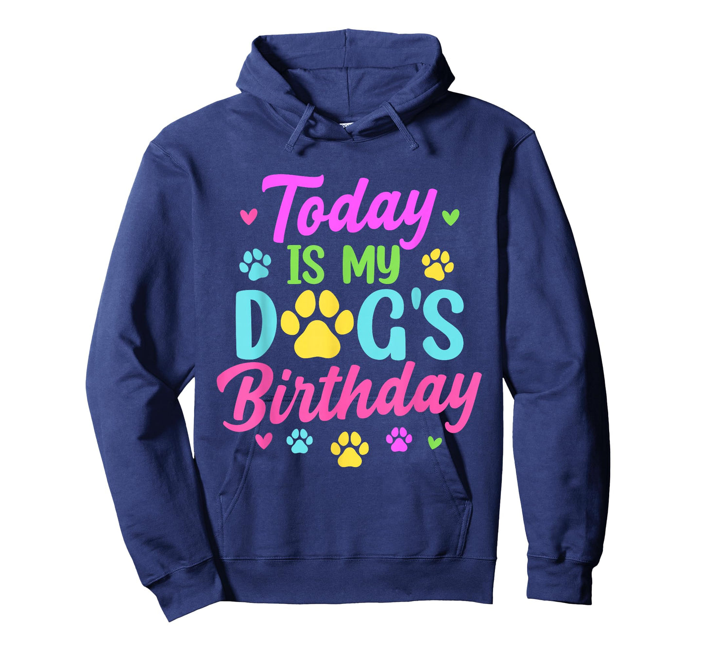 Today is My Dog's Birthday Pet Owner Matching Party T-Shirt