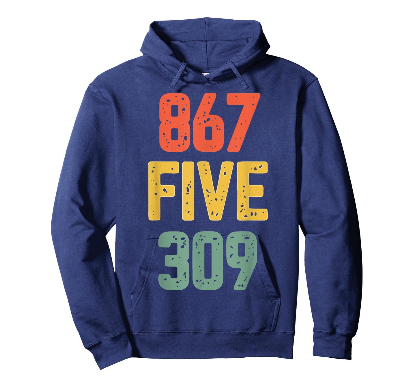 867 Five 309 Retro Music Number Funny 80s Throwback T-Shirt