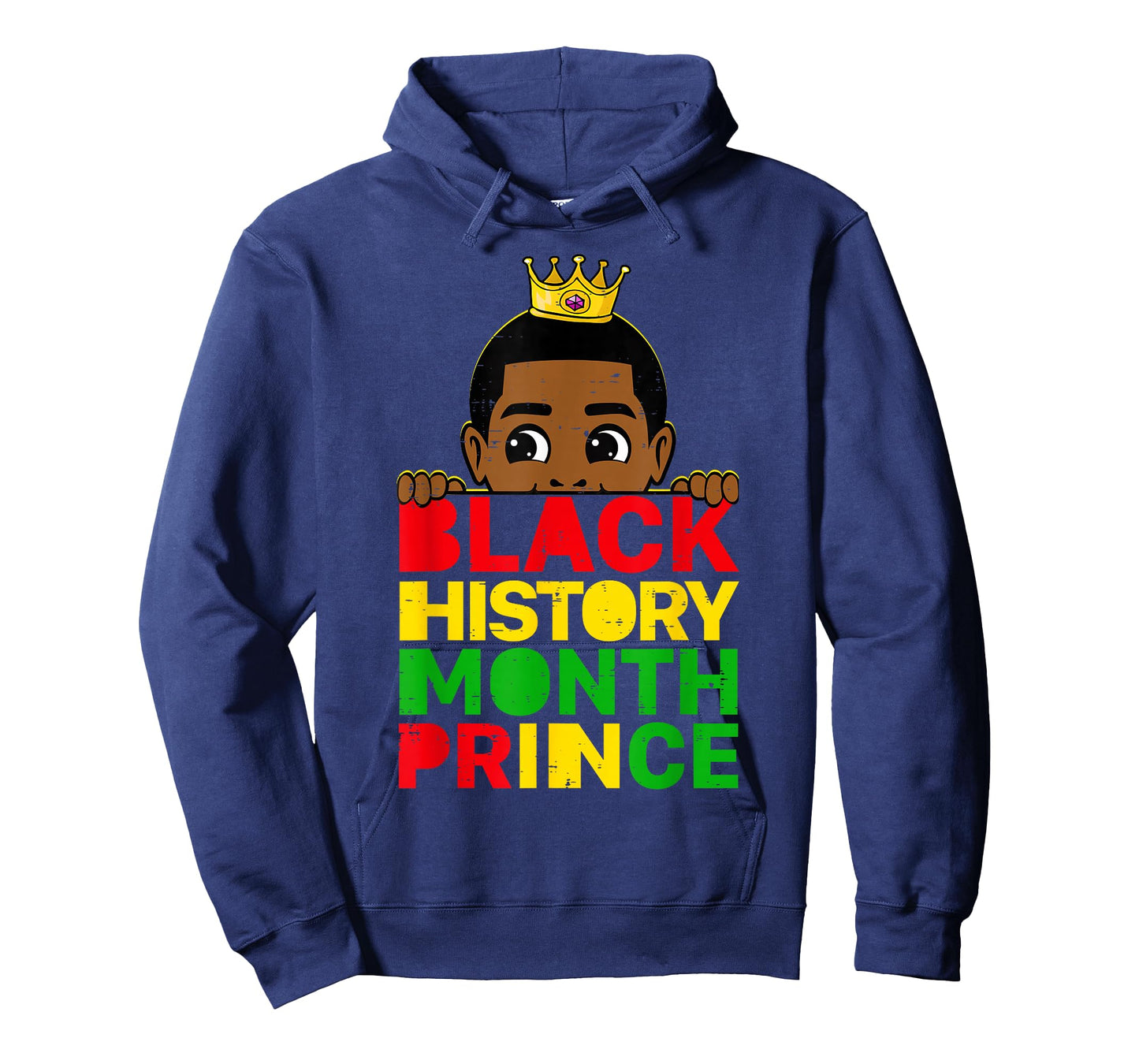Black History Month Prince African Melanin Boy Toddler Sons T-Shirt