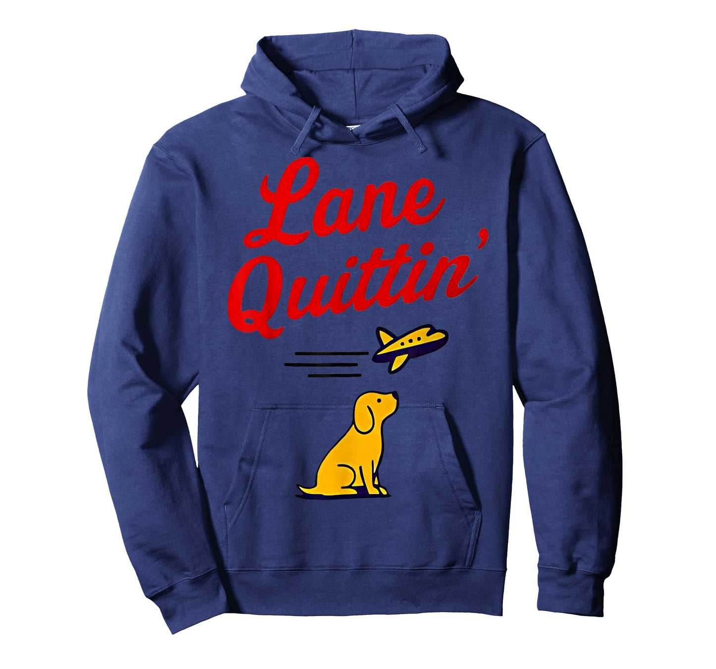 Lane Quittin' Lane Kiffin Football Coach Dog and Plane T-Shirt