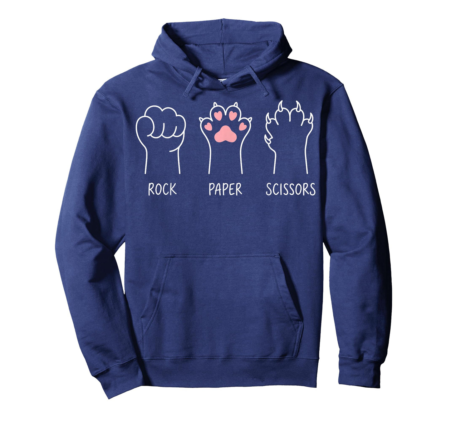 Cat Animal Rescue Pet Lover Rock Paper Scissors Hand T-Shirt