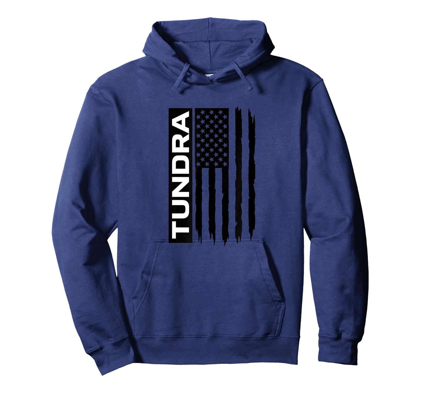 USA Tundra Vertical Flag - Rugged Stars & Stripes Patriotic T-Shirt