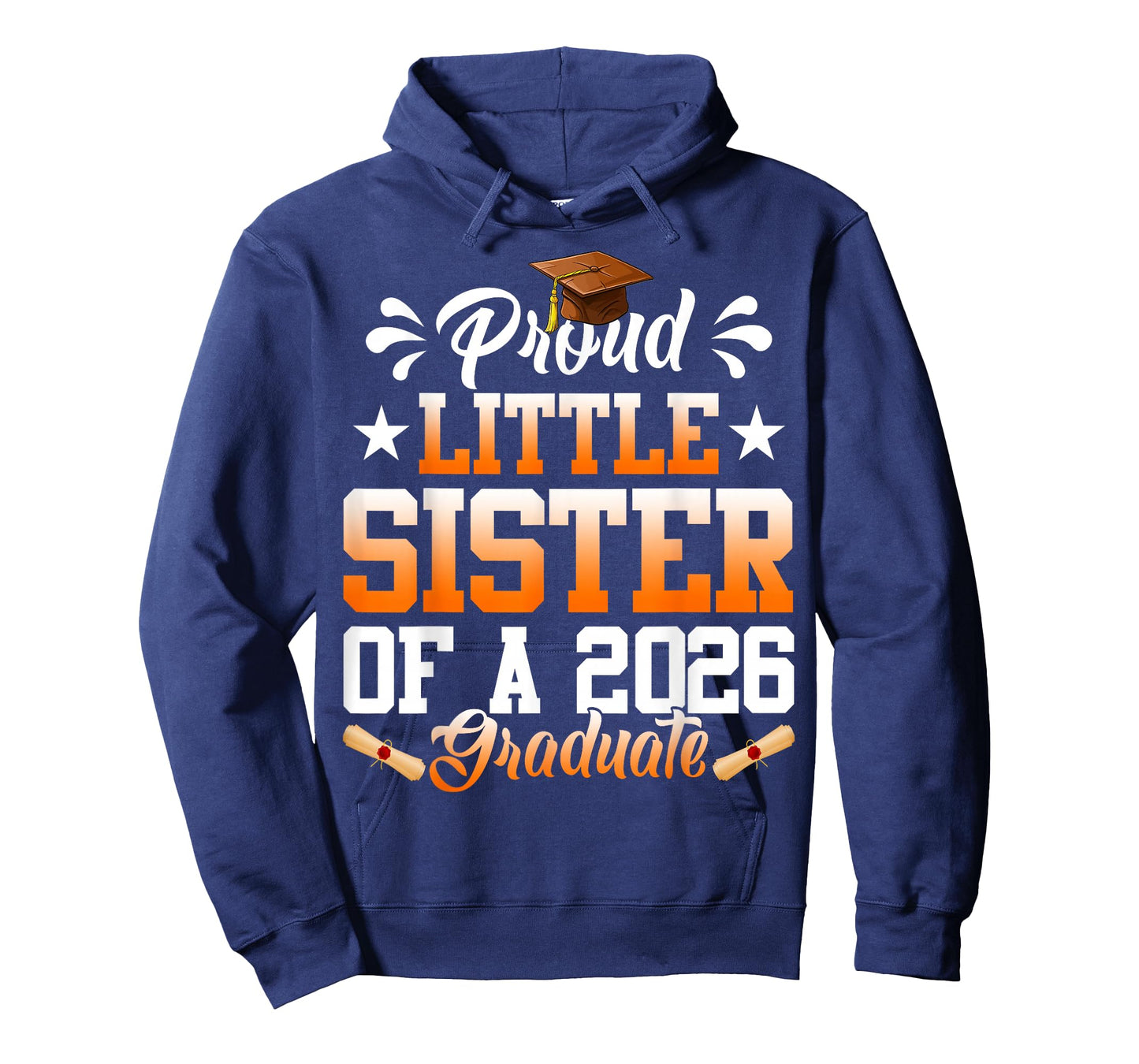 Proud Little Sister of a 2026 Graduate Senior Graduation T-Shirt
