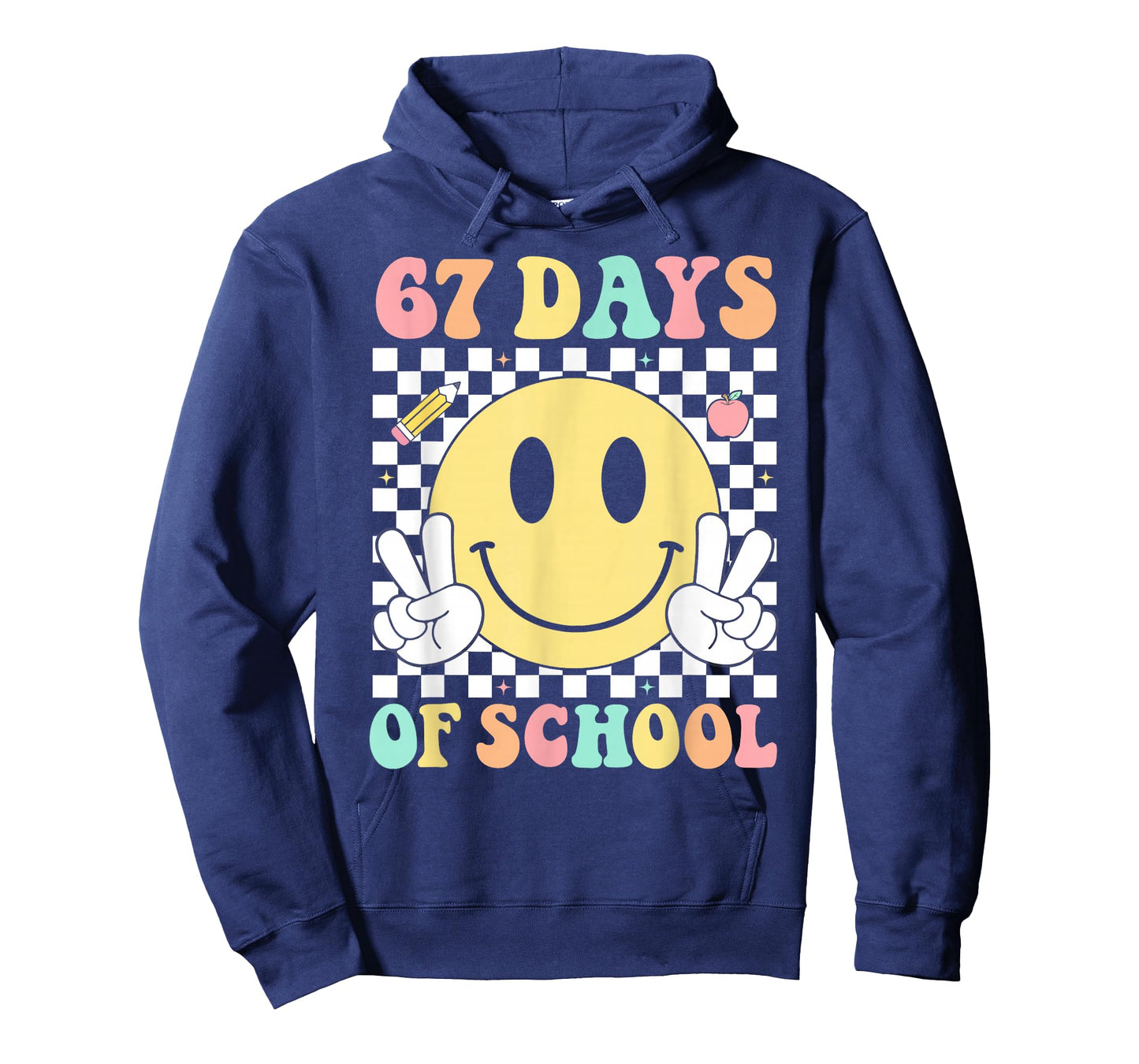 67 Days of School Teacher Kids Six Seven 6 7 Meme 100th Day T-Shirt
