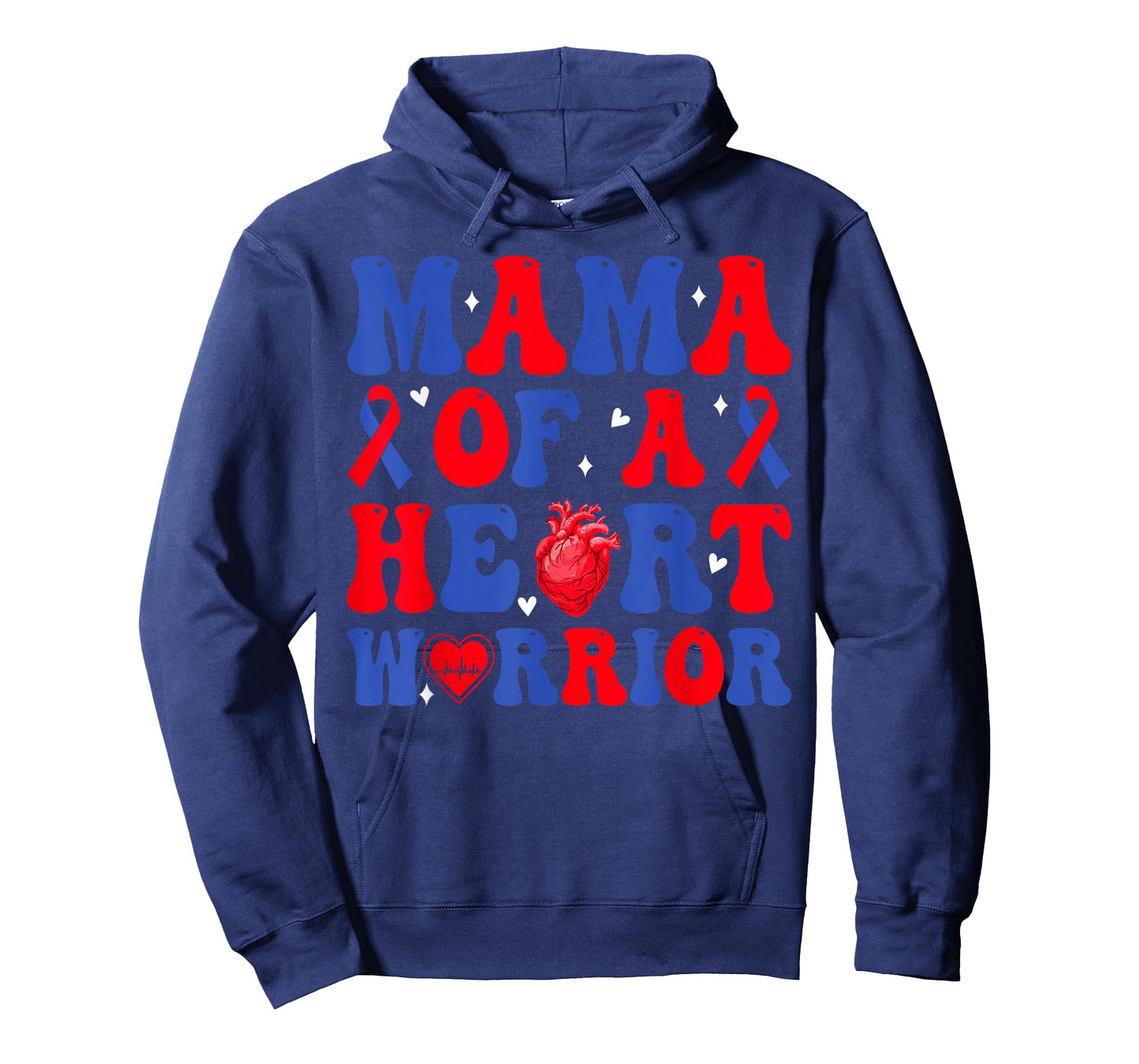 Mama of A Heart Warrior Congenital Heart Defect Awareness T-Shirt