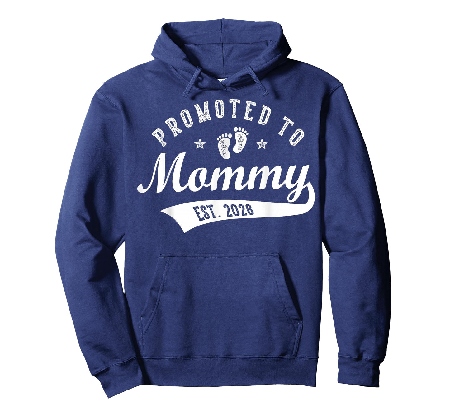 Promoted to Mommy Est. 2026 Baby Announcement Matching T-Shirt