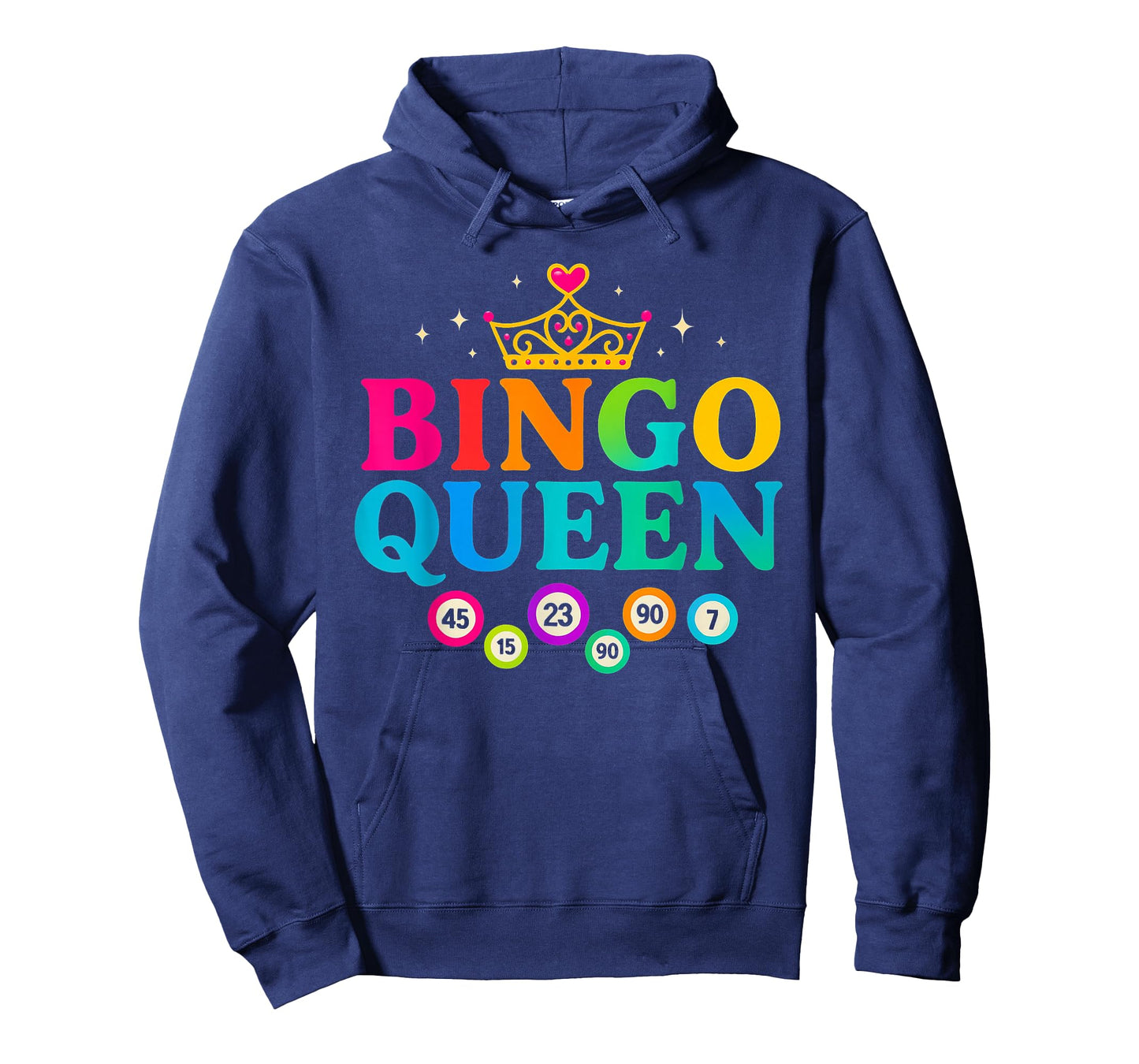 Bingo Queen Bingo Player Game Funny Cute Women Girls T-Shirt