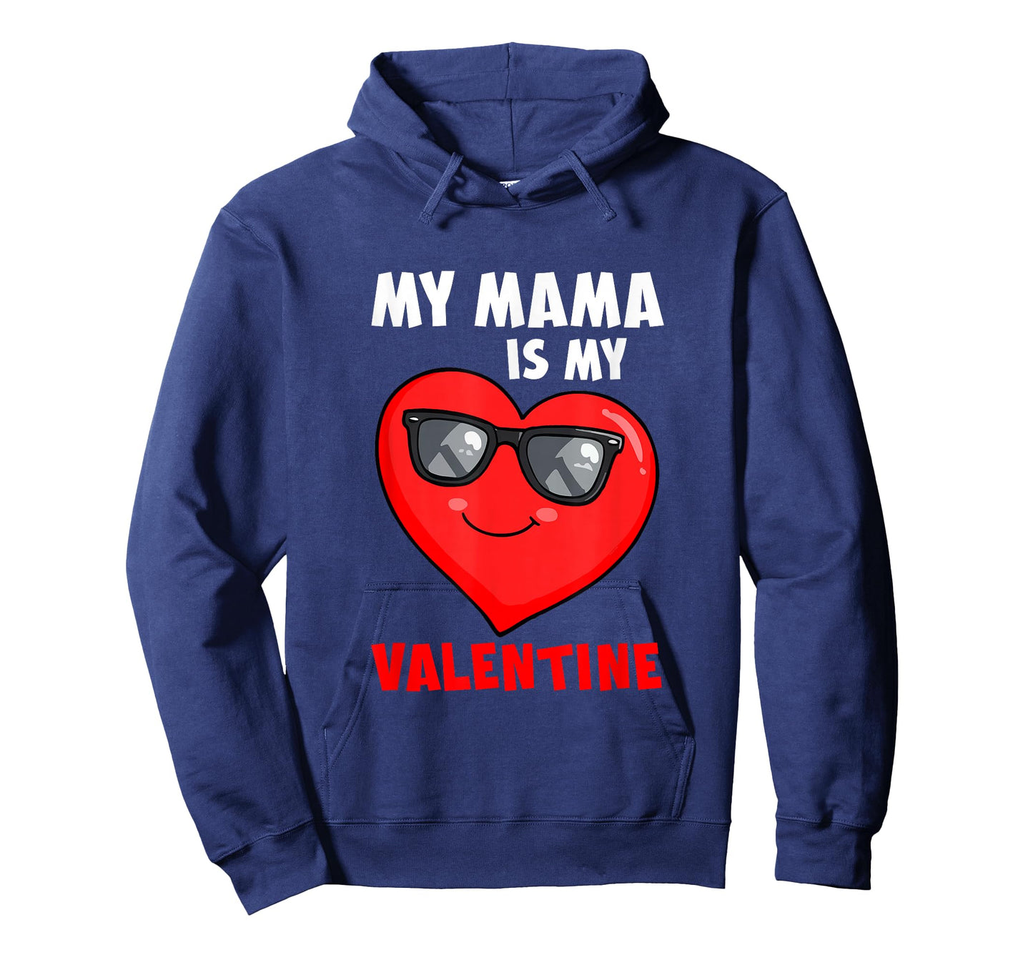 My Mama is My Valentine Heart Sunglasses Boys Proud Family T-Shirt