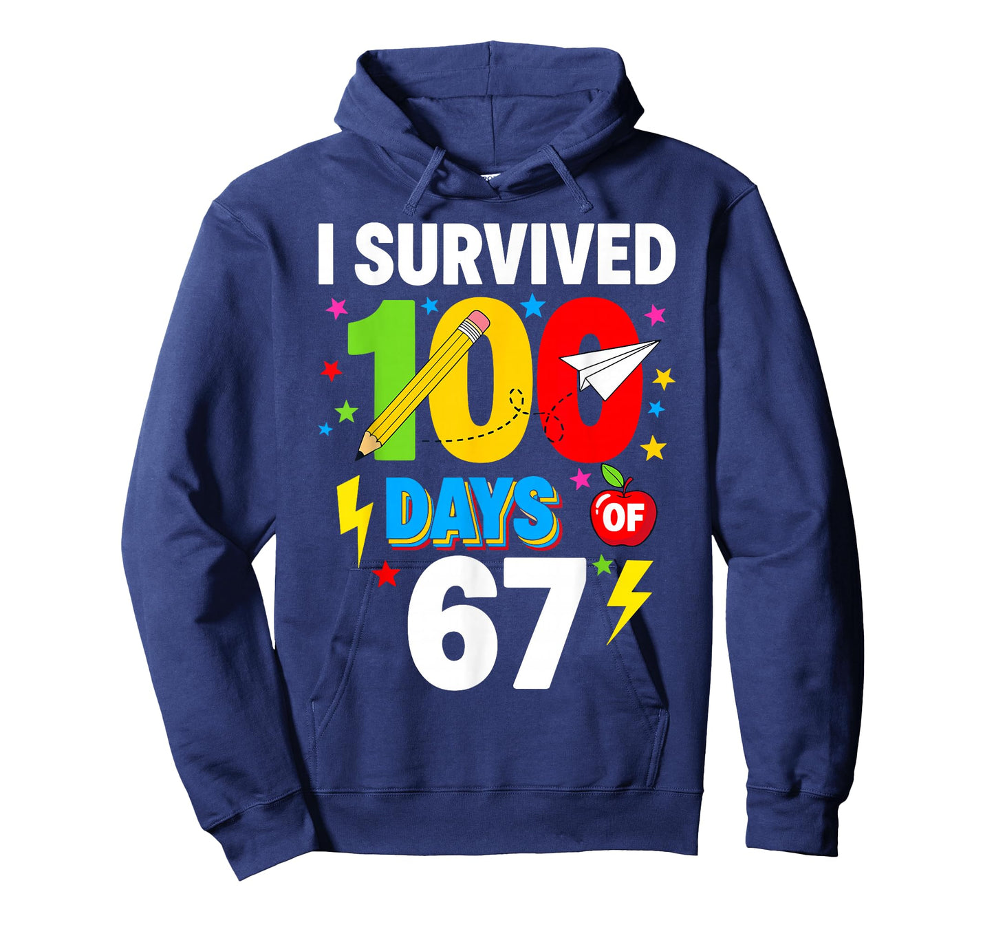I Survived 100 Days of 67 Meme Hundred Days of School T-Shirt