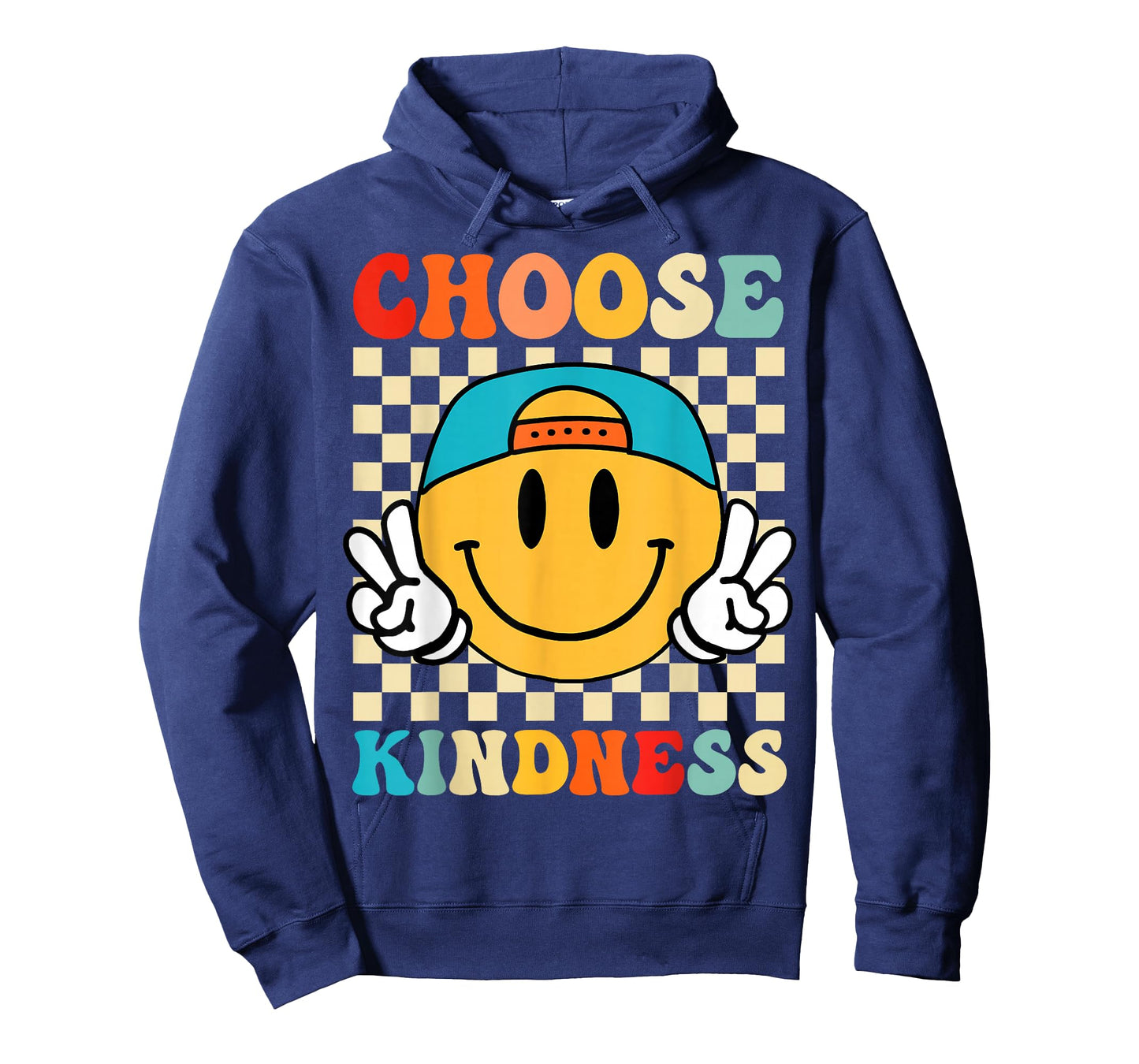 Choose Kindness Retro Groovy Be Kind Inspirational Kids T-Shirt
