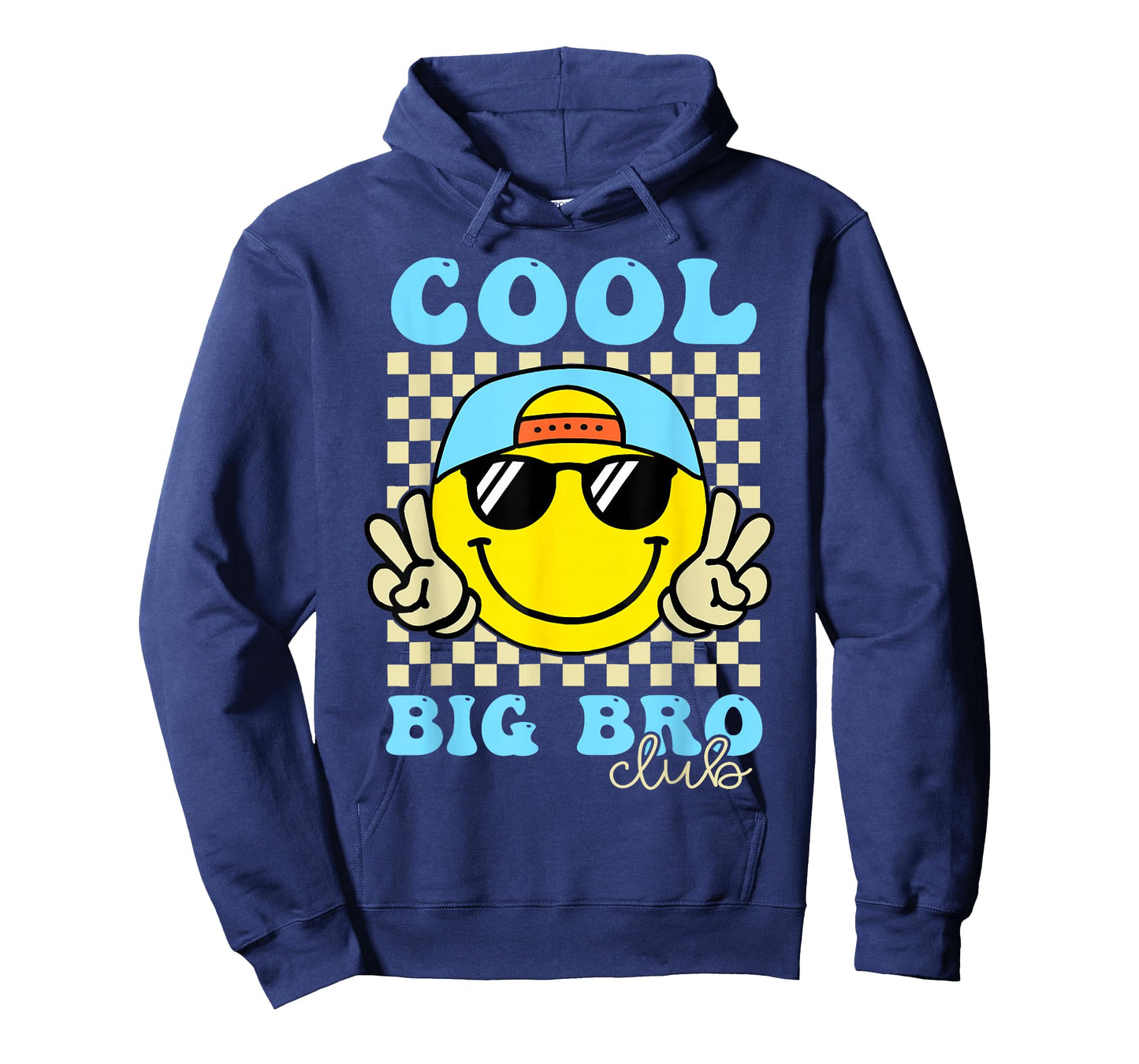 Groovy Cool Big Bro Club Retro Big Brother Family Matching T-Shirt
