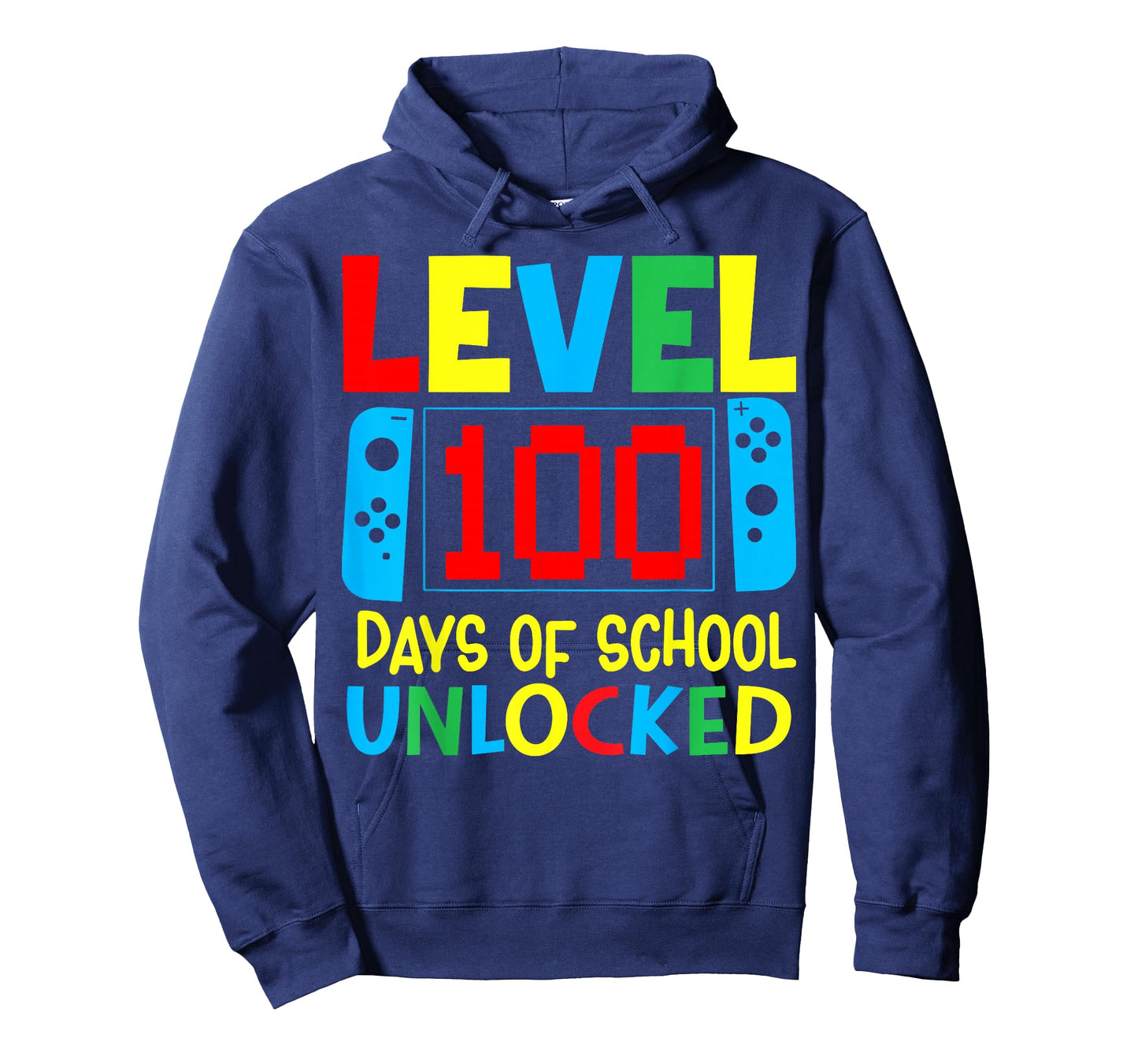 Level 100 Days of School Unlocked Funny Video Games Boy Kids T-Shirt
