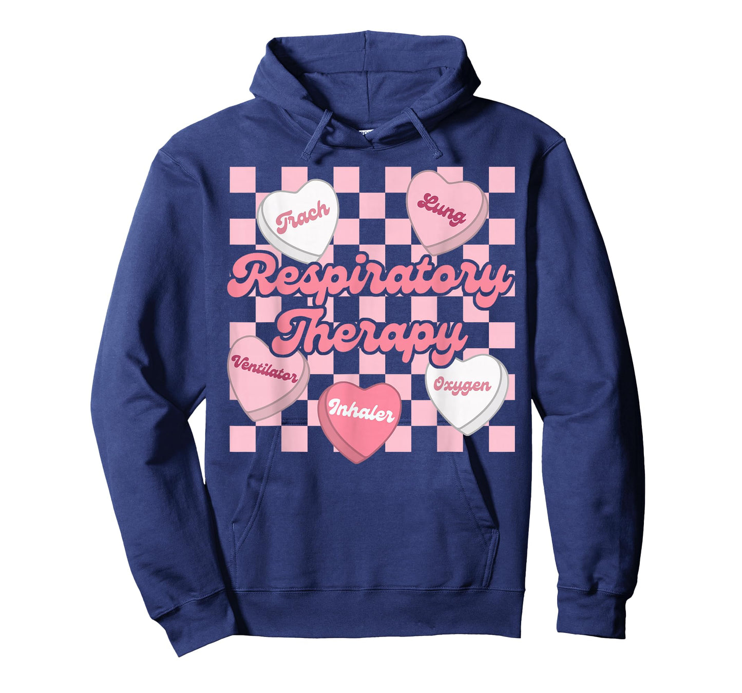 Retro Respiratory Therapy Candy Heart Valentine Day RT Nurse T-Shirt