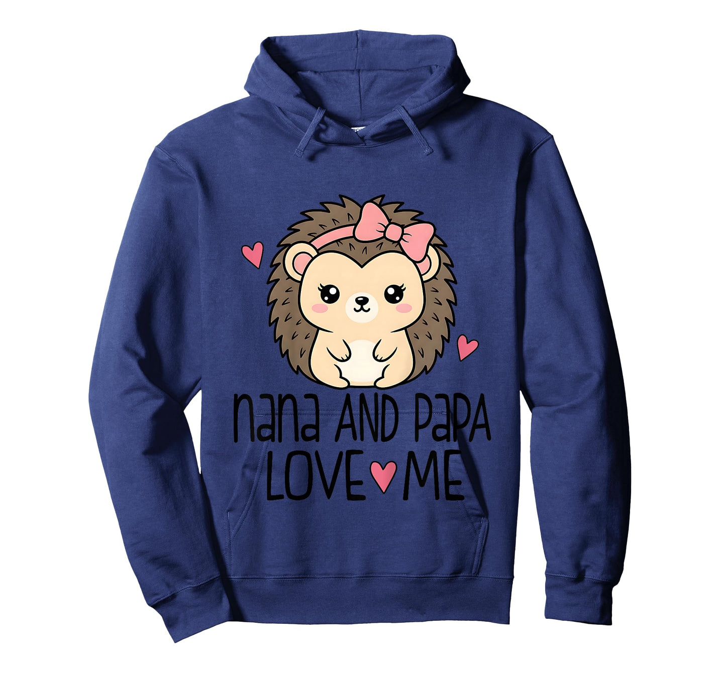Nana and Papa Love Me Granddaughter Hedgehog T-Shirt