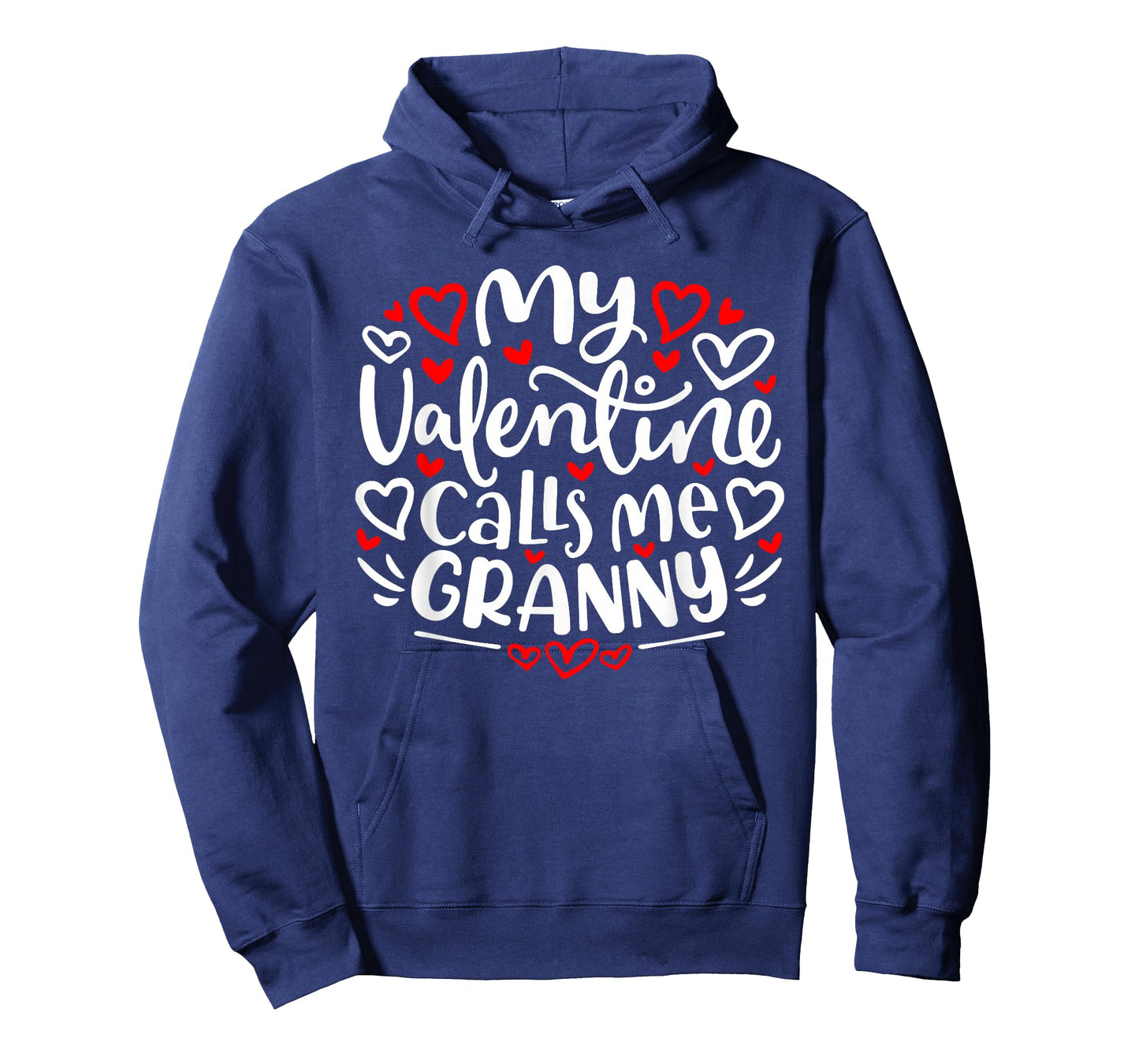 My Valentine Calls Me Granny Cute Heart Valentine's Day T-Shirt