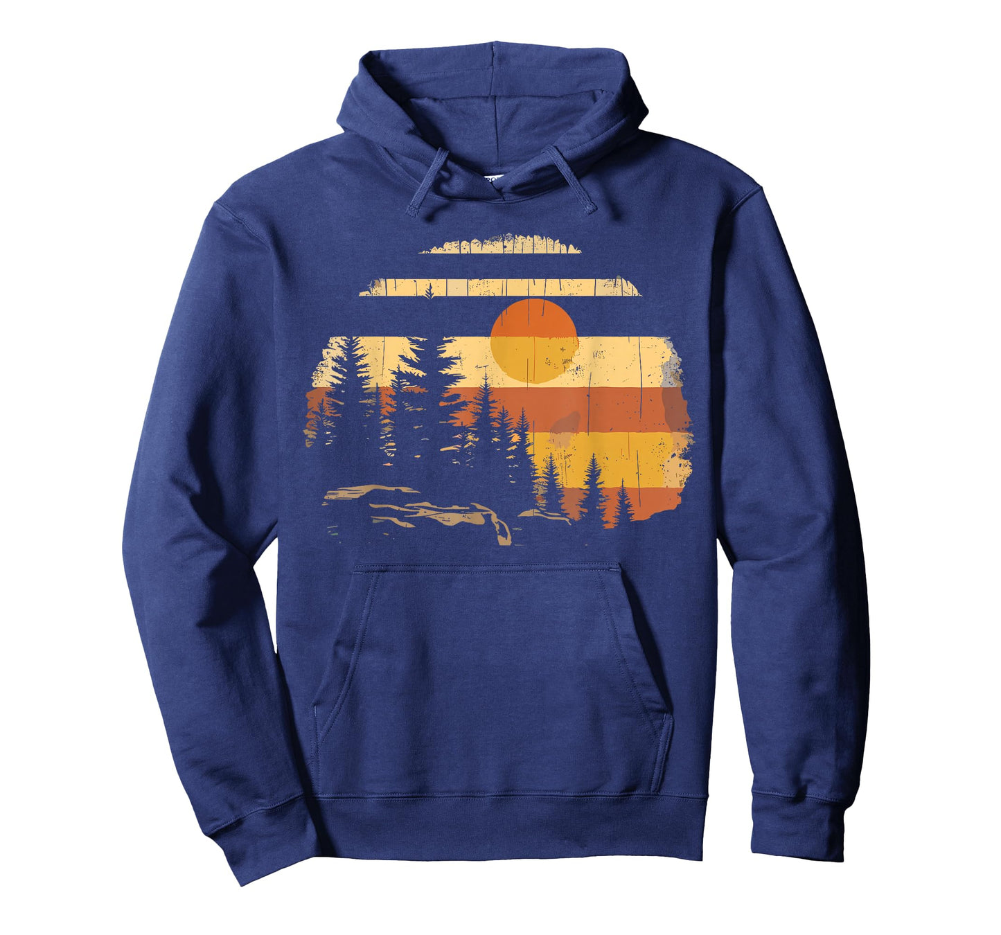 Forest Trees Camping Mountain Wildlife Nature Outdoor Camper T-Shirt