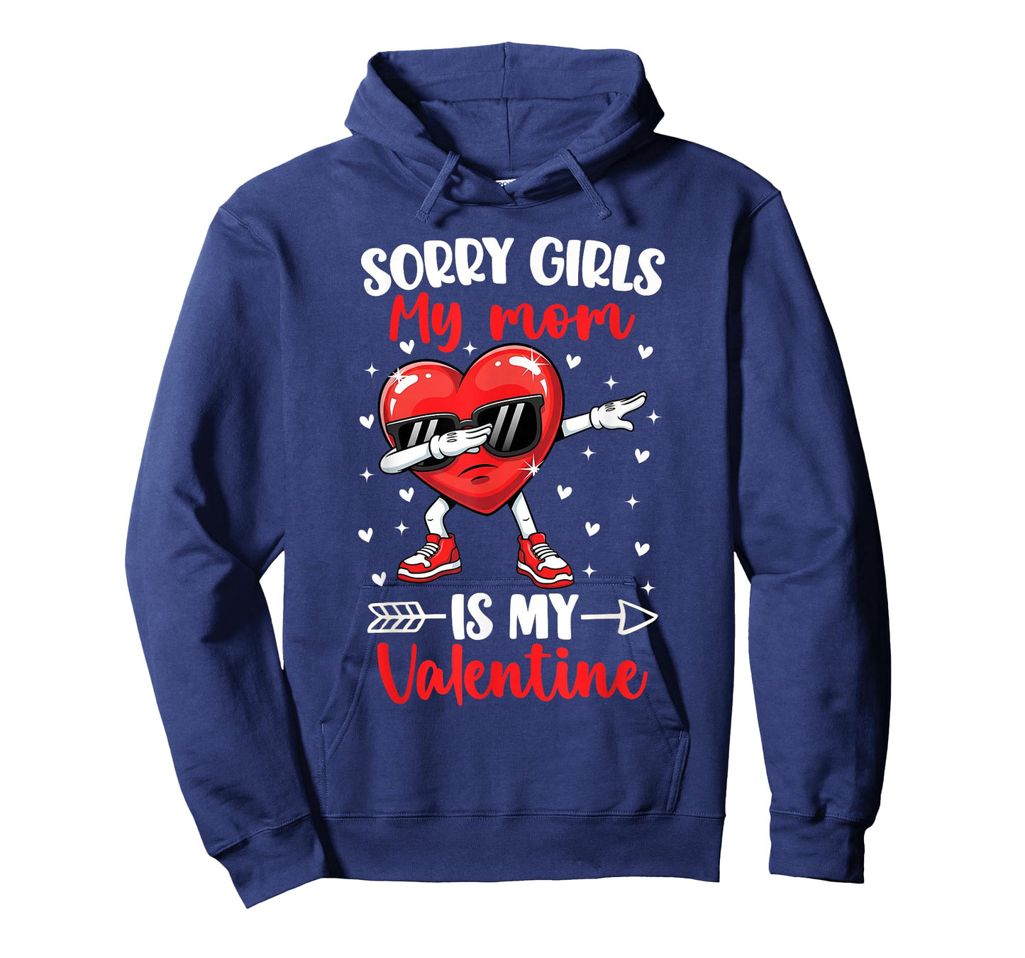 Sorry Girls My Mom is My Valentine Boys Cool Heart Dabbing T-Shirt