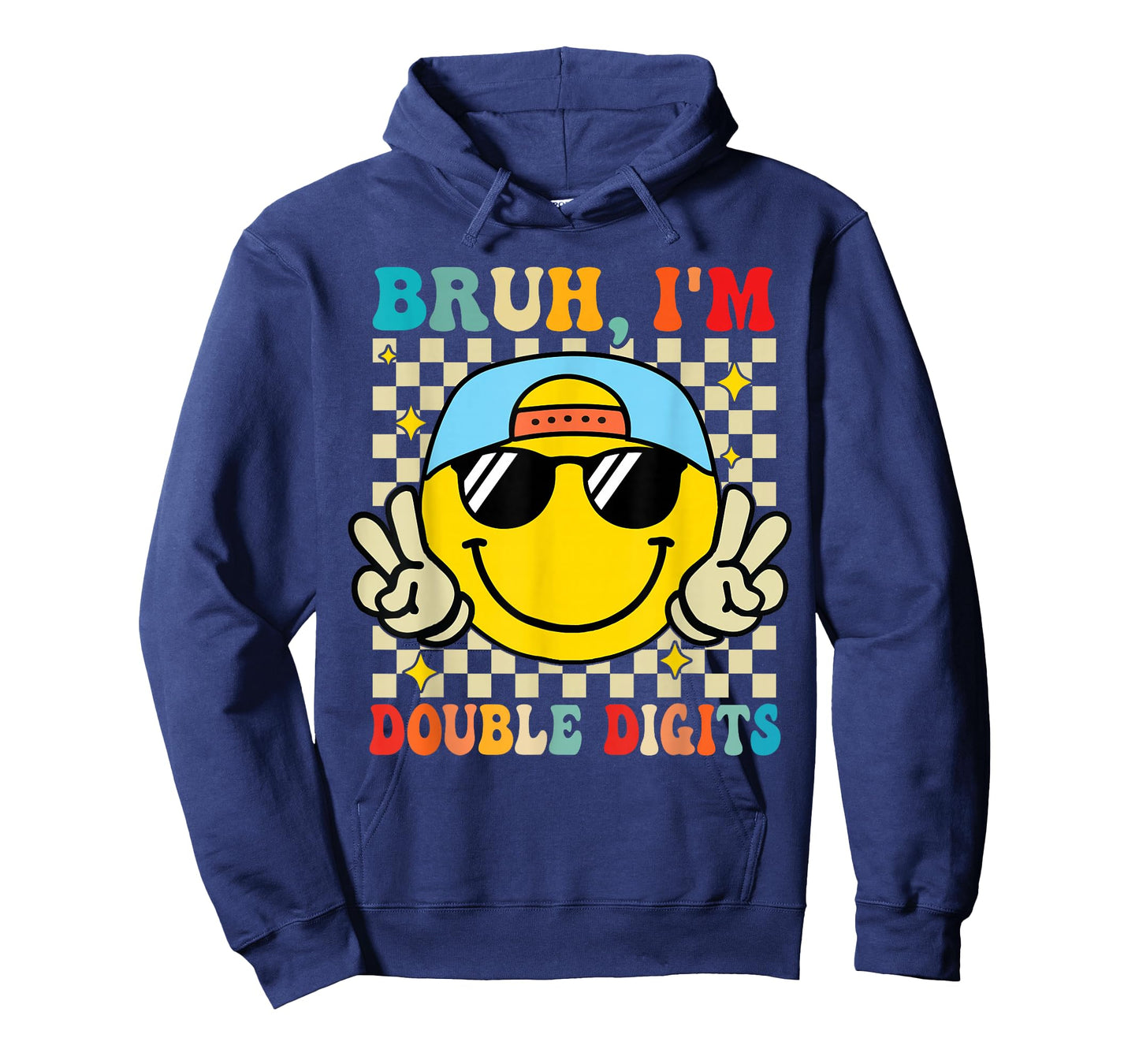 Bruh I'm Double Digits 10 Year Old boy Birthday 10 Birthday T-Shirt