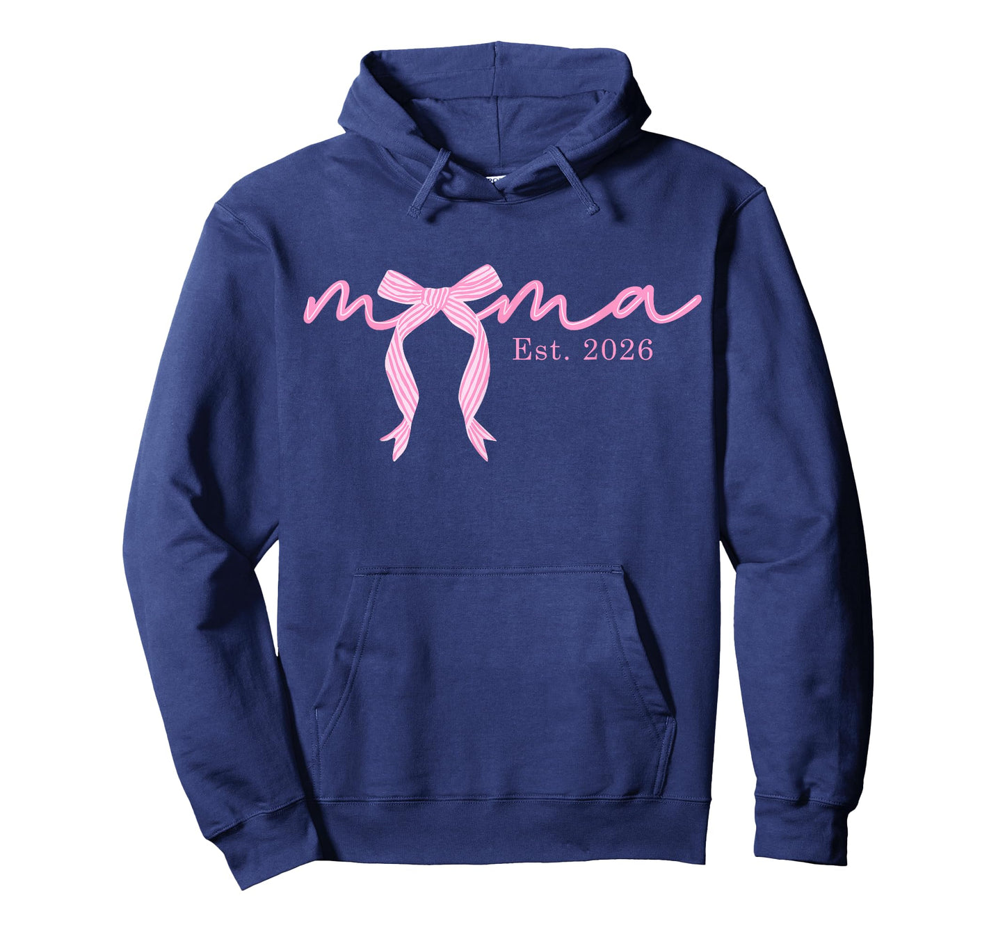 Mama Est 2026 Coquette Bow First Time Mother's Day Mom to Be T-Shirt