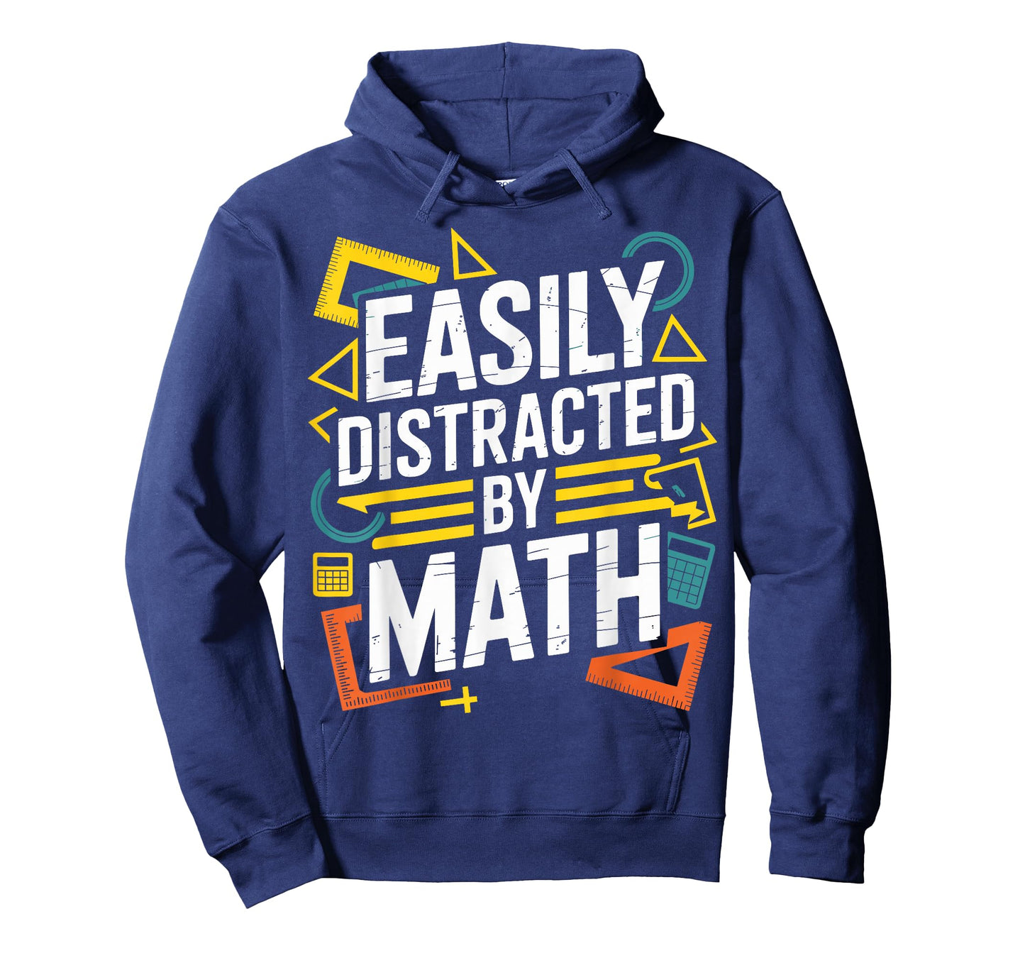 Easily Distracted by Math Funny Teacher Mathematics T-Shirt
