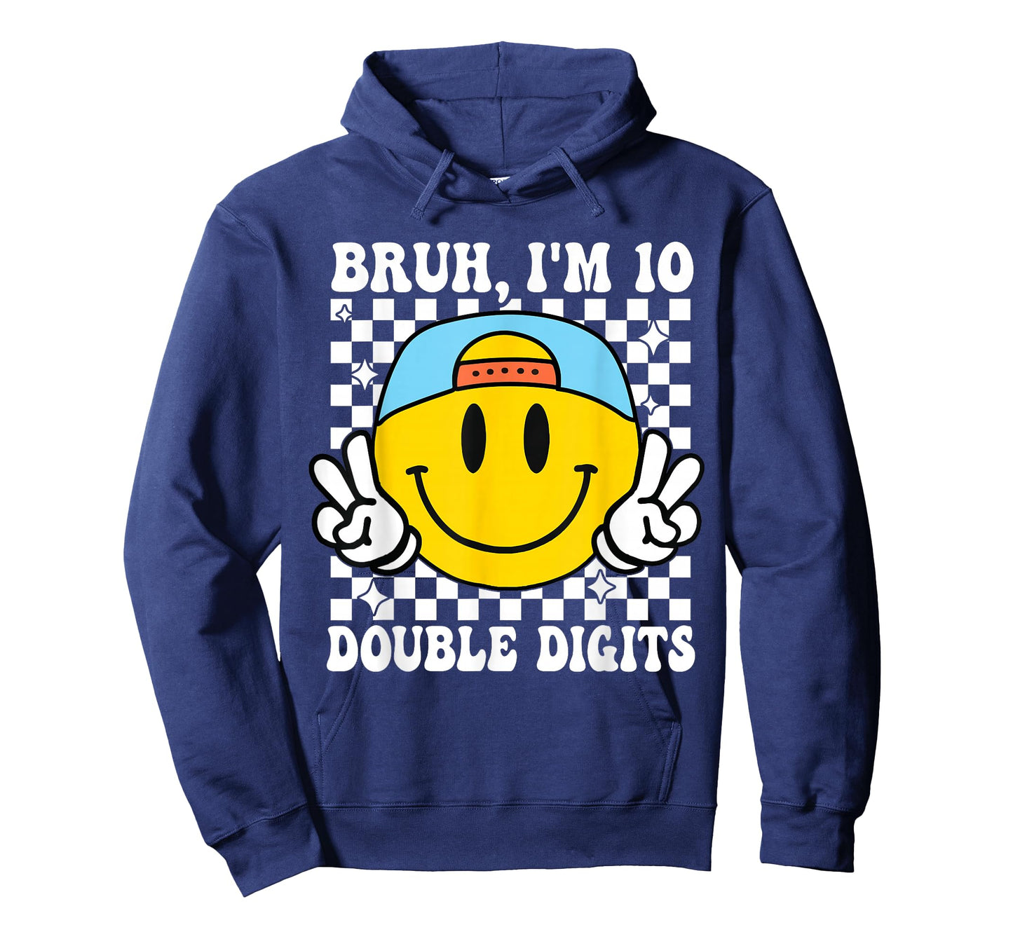 Bruh I'm Double Digits 10 Year Old boy Birthday 10 Birthday T-Shirt