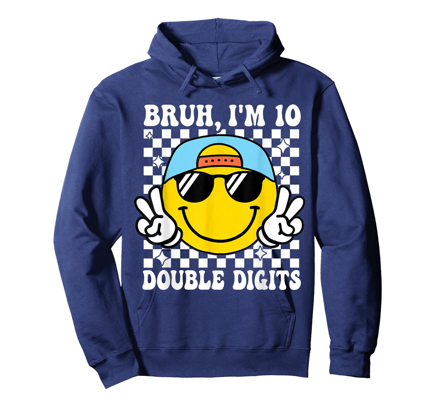 Bruh I'm Double Digits 10 Year Old boy Birthday 10 Birthday T-Shirt