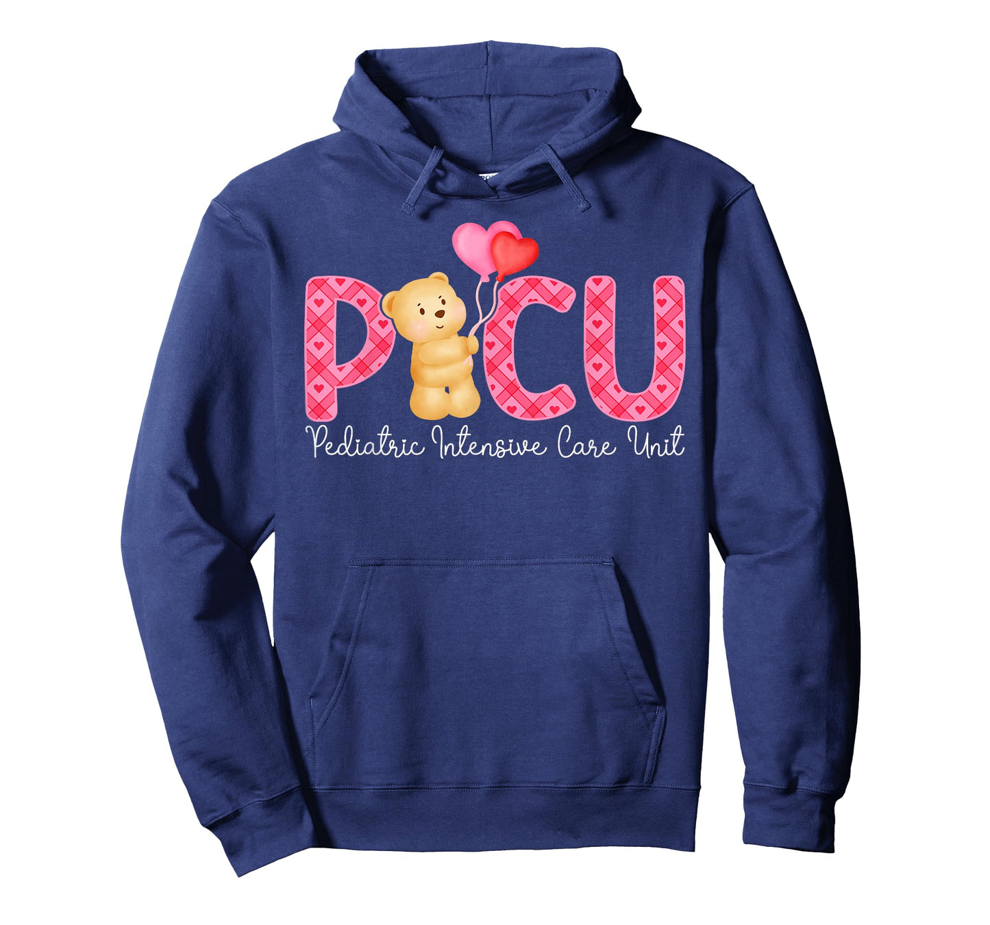 PICU Valentine Pediatric Intensive Care Unit Valentines Day T-Shirt