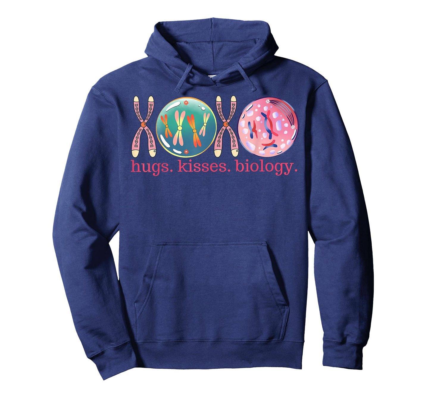 Hugs Kisses Biology Valentines Day Bacteria Microbiology T-Shirt