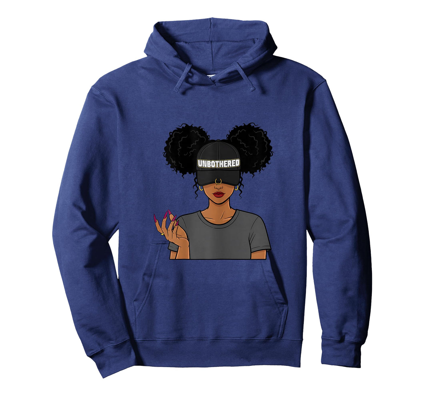 Unbothered Black Woman Afro History Month Pride T-Shirt