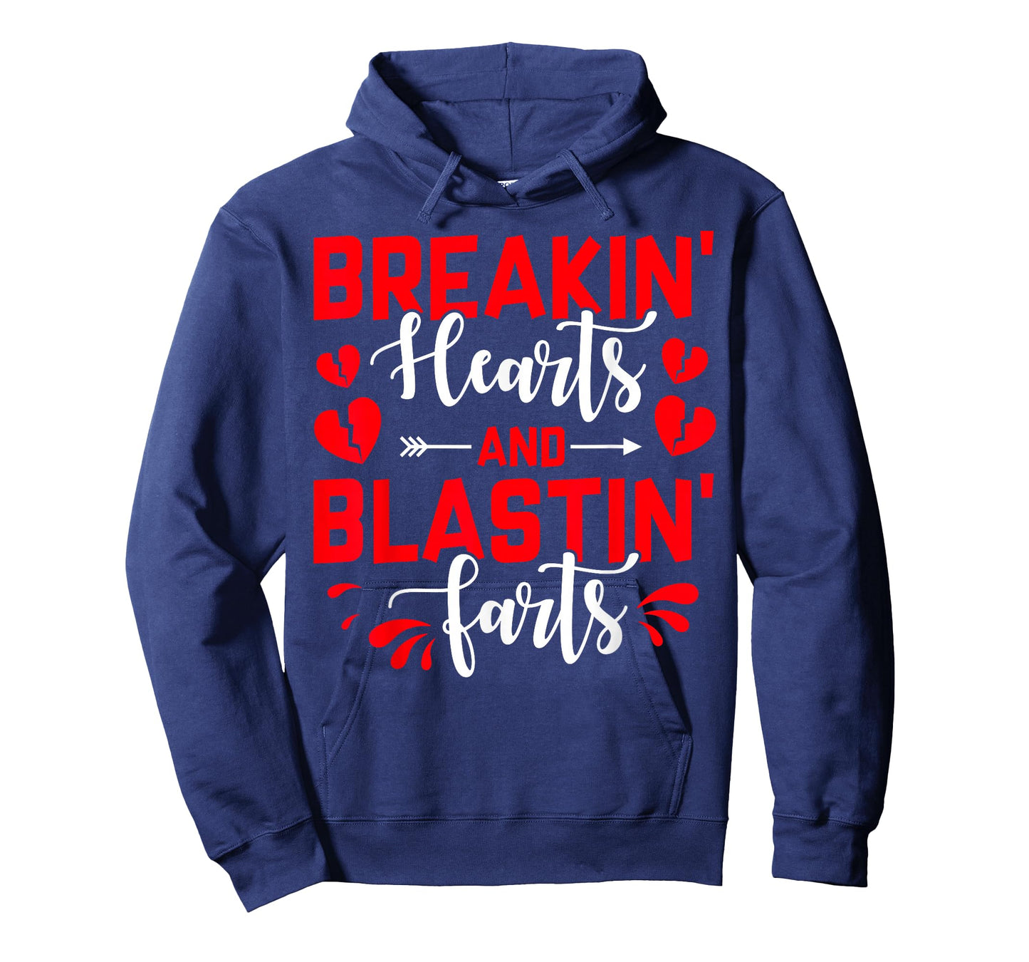 Breaking Hearts and Heart Love Blasting Farts Valentines Day T-Shirt
