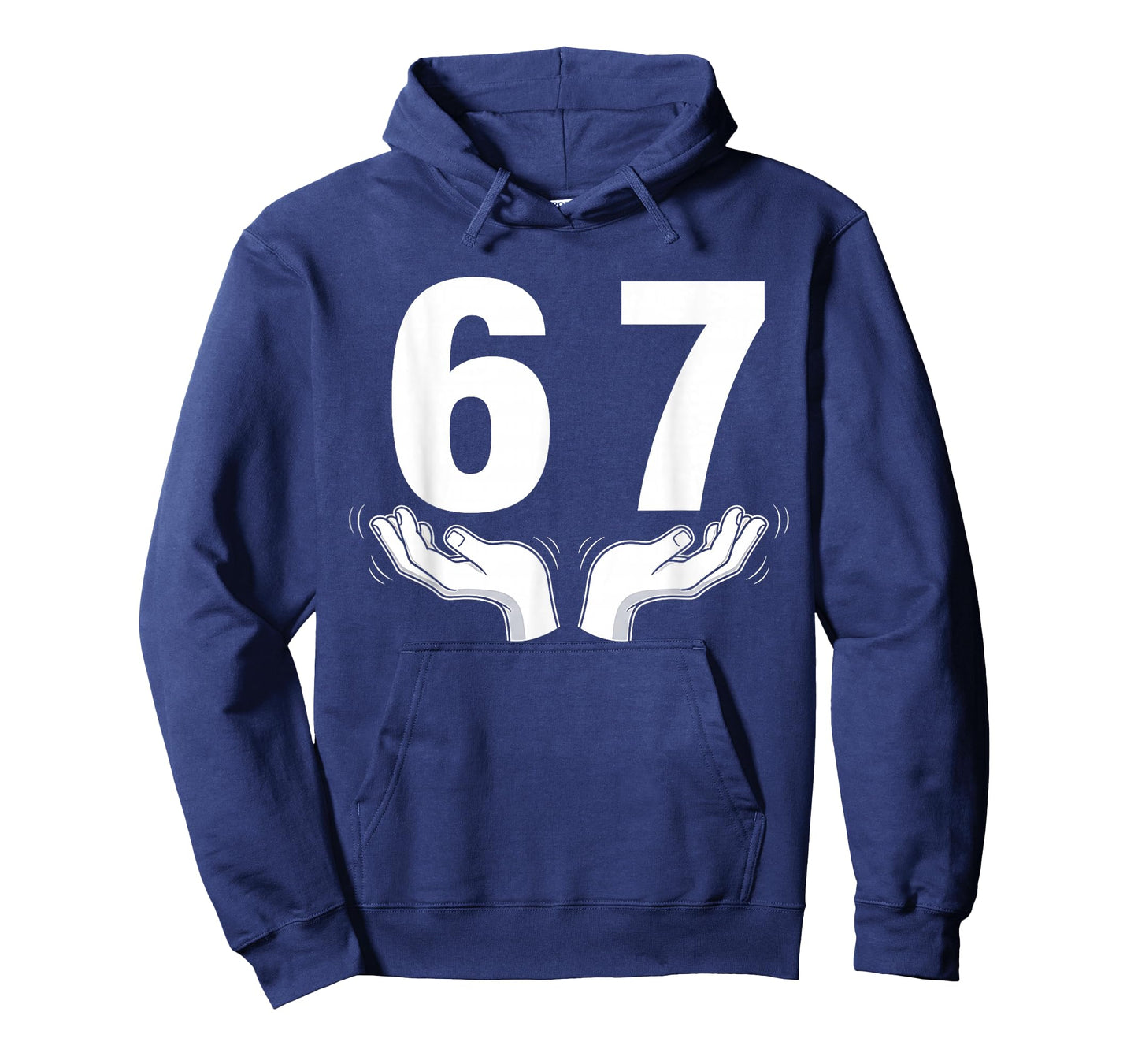 Six Seven 67 6 7 Kids 67 Teen Boys 6-7 Meme Hands Funny T-Shirt